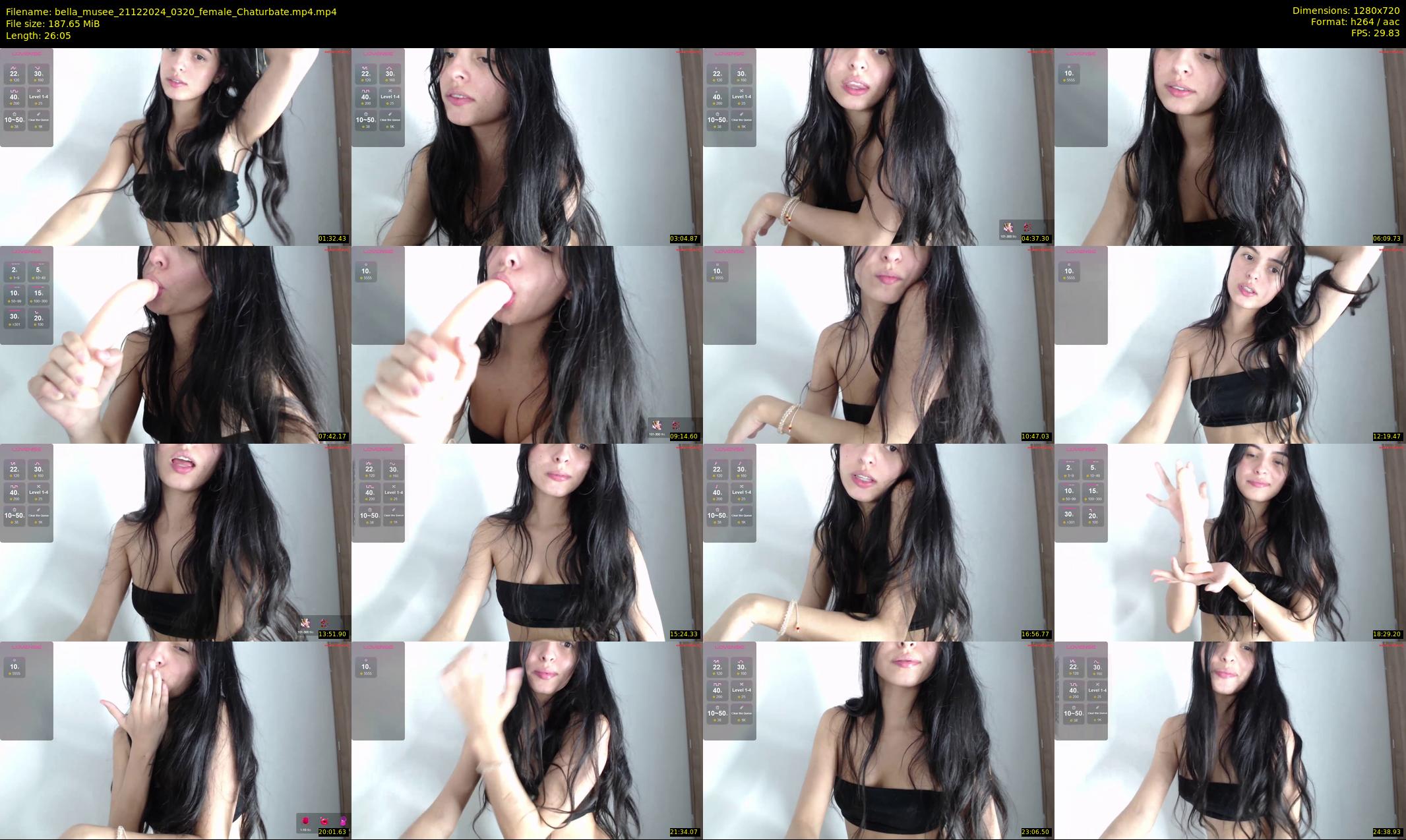 bella_musee — 27 minute Chaturbate female cam show recording, 720p, Dec 21, 2024