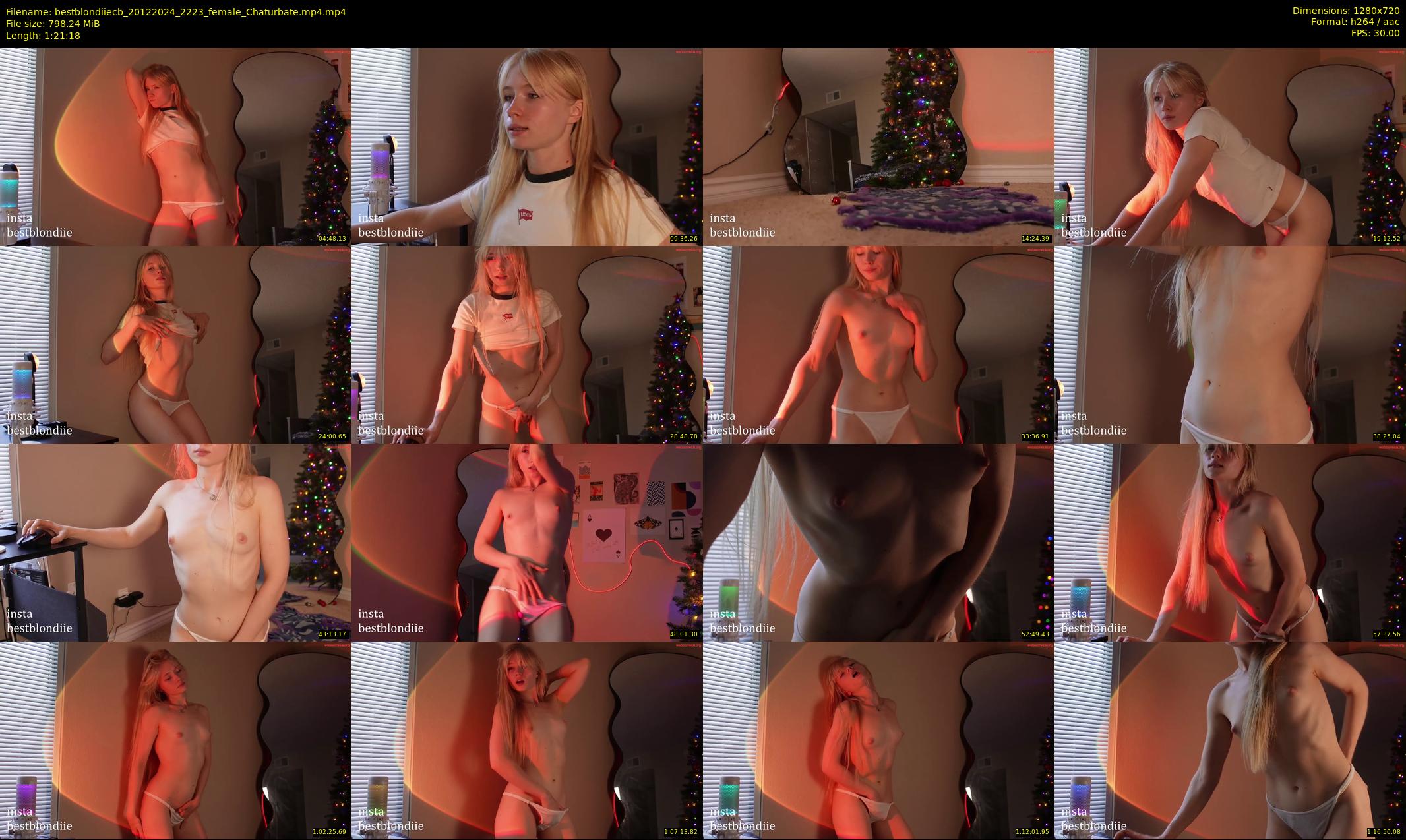 bestblondiiecb — 82 minute Chaturbate female cam show recording, 720p, Dec 20, 2024