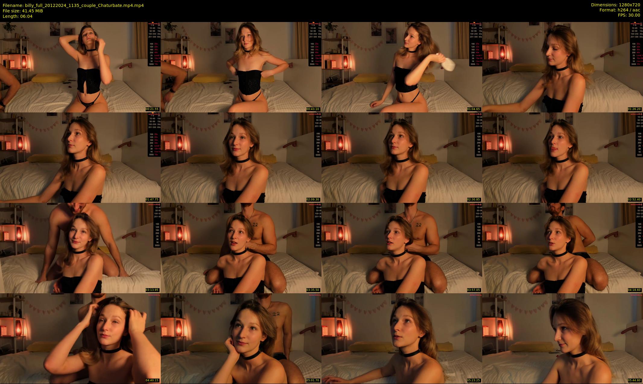 billy_full — 7 minute Chaturbate couple cam show recording, 720p, Dec 20, 2024