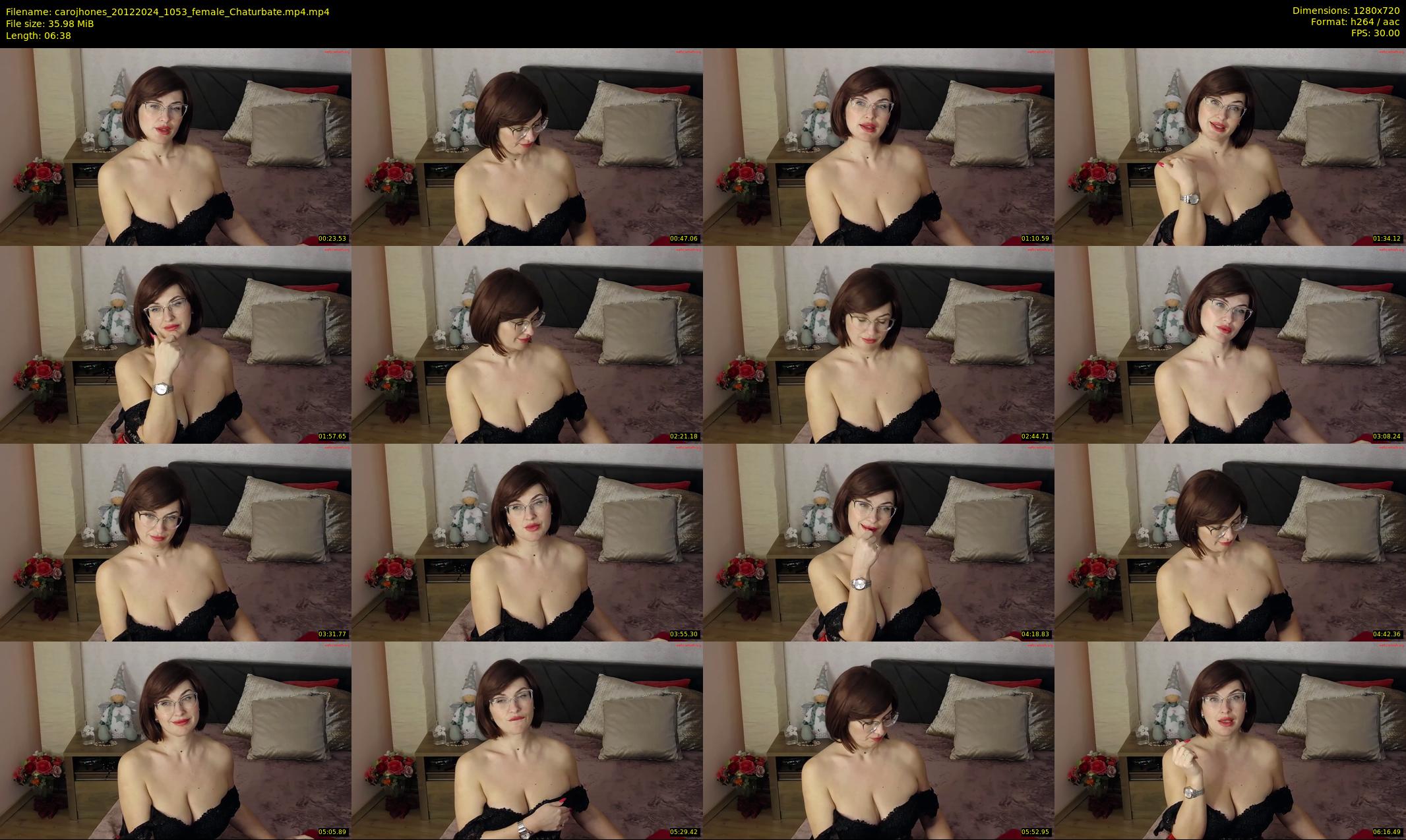 carojhones — 7 minute Chaturbate female cam show recording, 720p, Dec 20, 2024