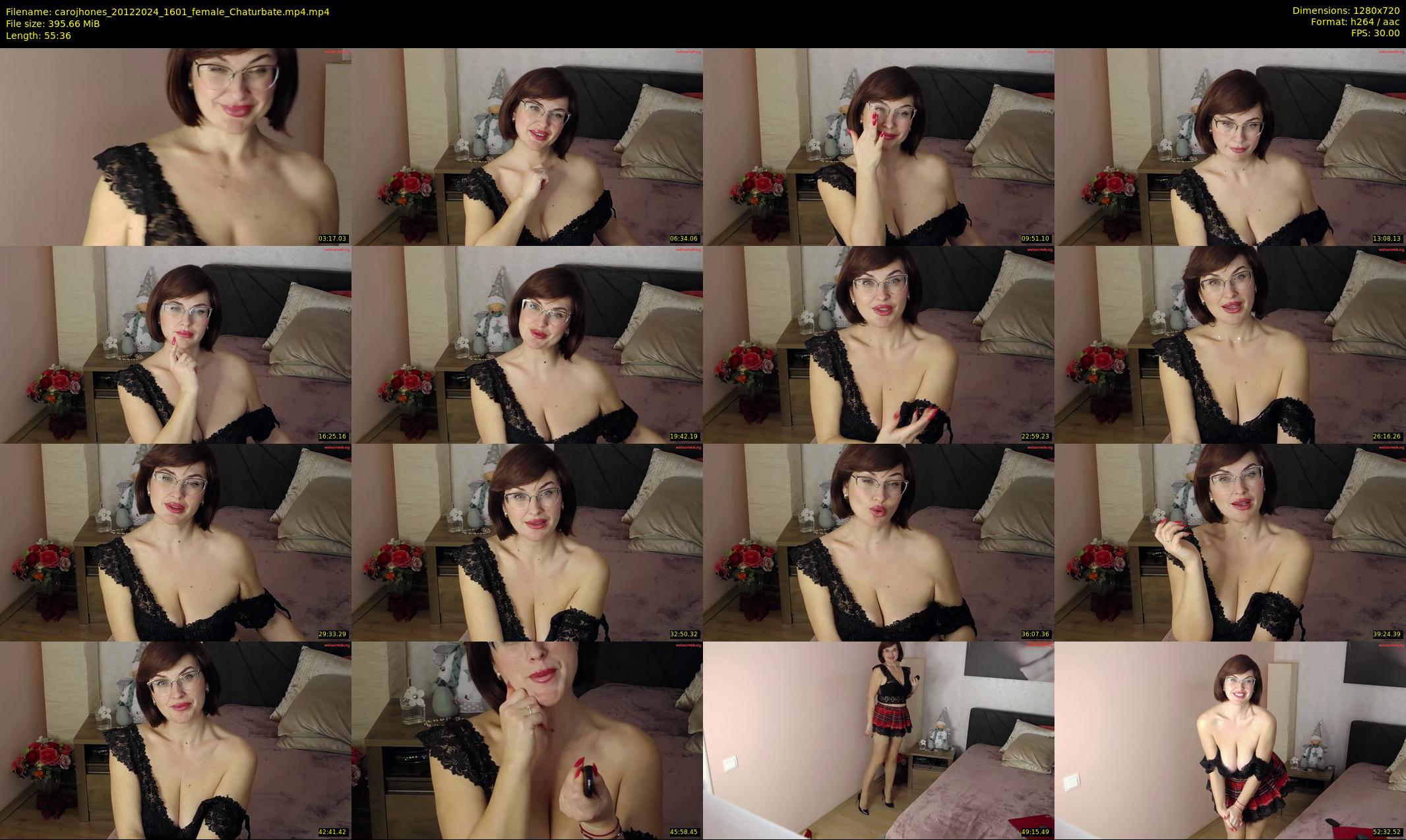 carojhones — 56 minute Chaturbate female cam show recording, 720p, Dec 20, 2024
