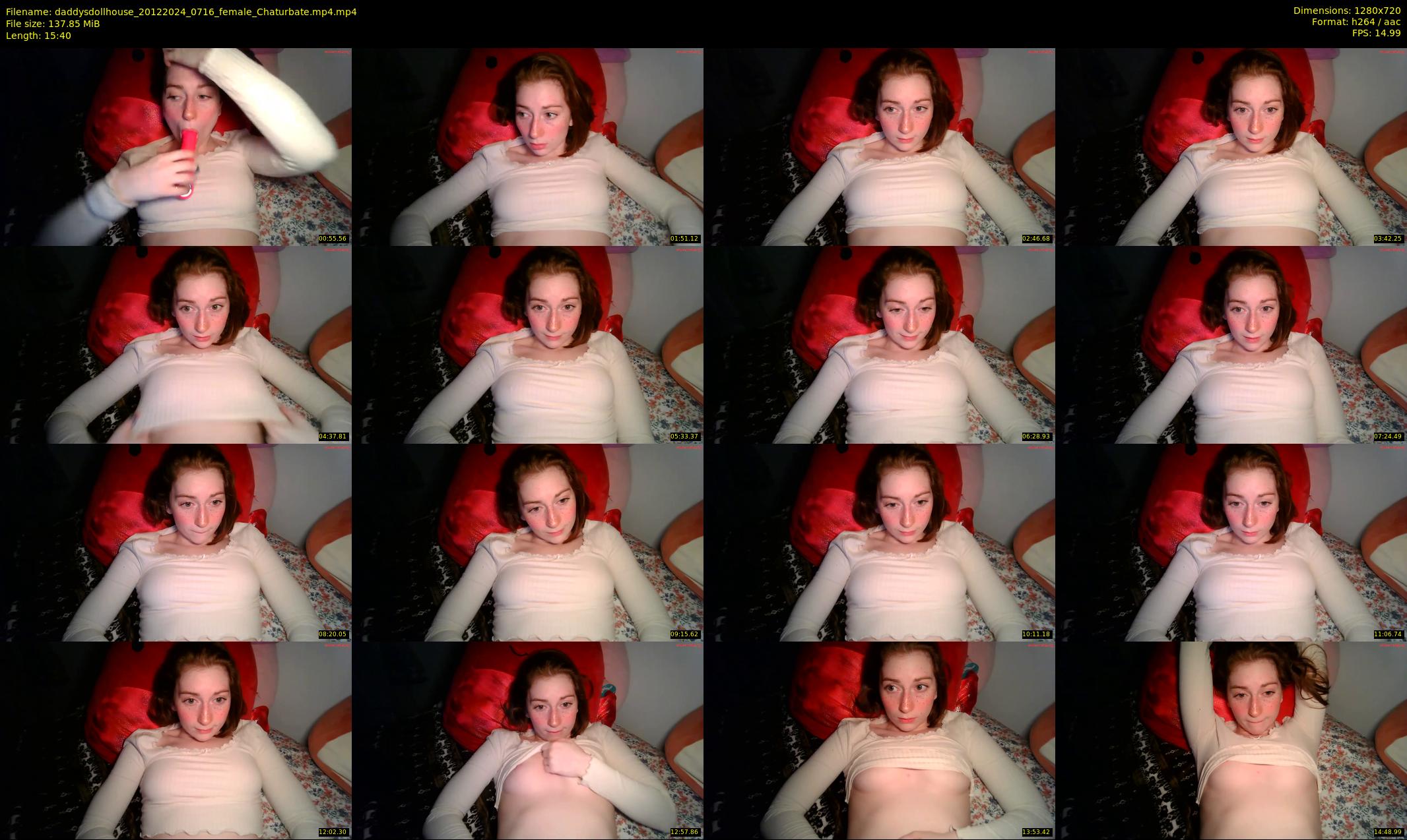 daddysdollhouse — 16 minute Chaturbate female cam show recording, 720p, Dec 20, 2024