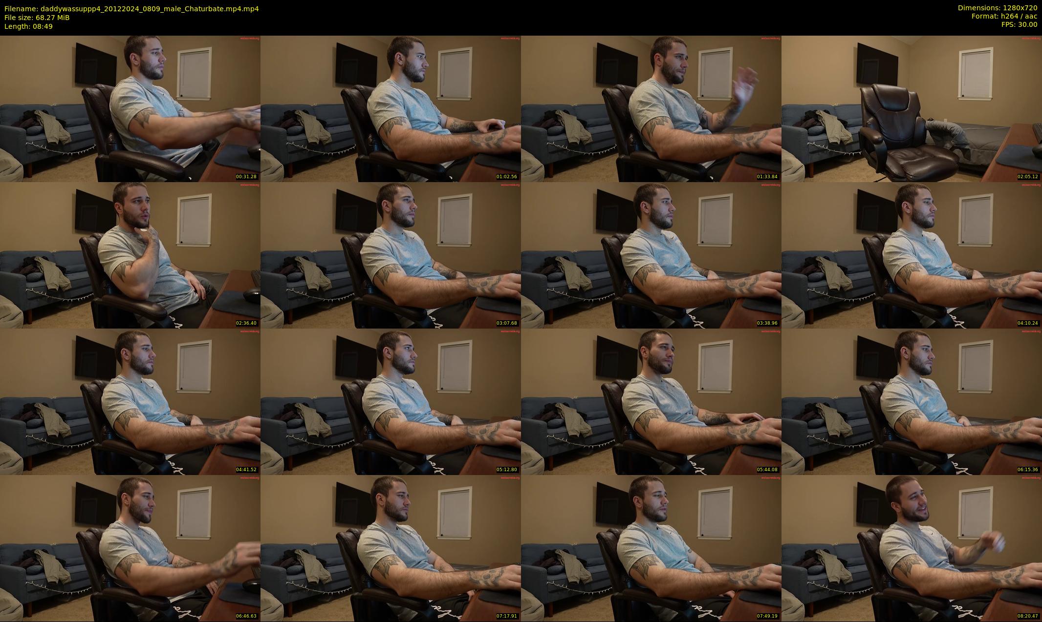 daddywassuppp4 — 9 minute Chaturbate male cam show recording, 720p, Dec 20, 2024