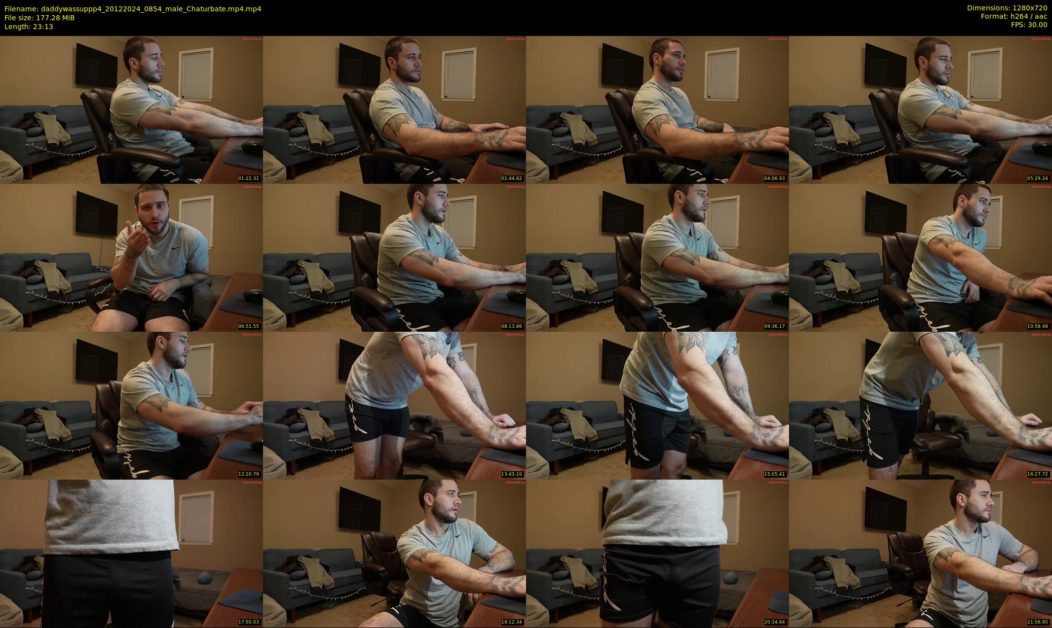 daddywassuppp4 — 24 minute Chaturbate male cam show recording, 720p, Dec 20, 2024