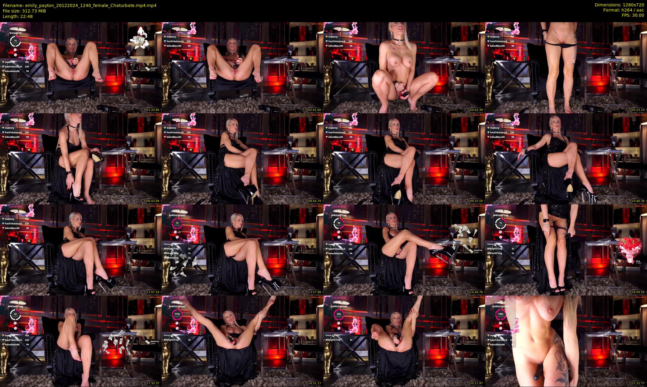 emily_payton — 23 minute Chaturbate female cam show recording, 720p, Dec 20, 2024