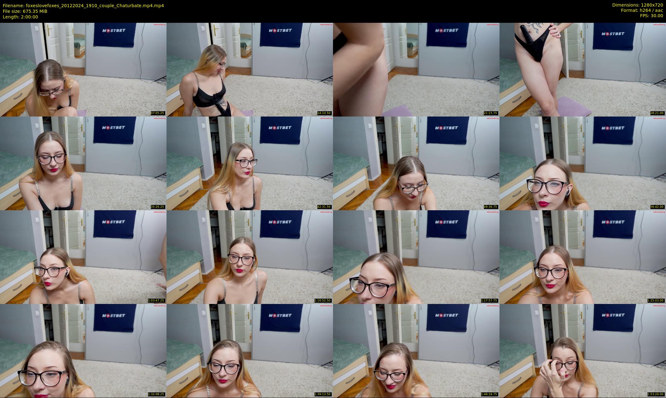 foxeslovefoxes — 120 minute Chaturbate couple cam show recording, 720p, Dec 20, 2024
