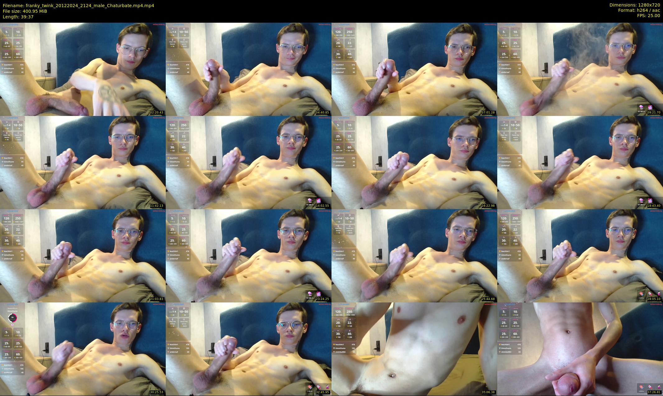franky_twink — 40 minute Chaturbate male cam show recording, 720p, Dec 20, 2024