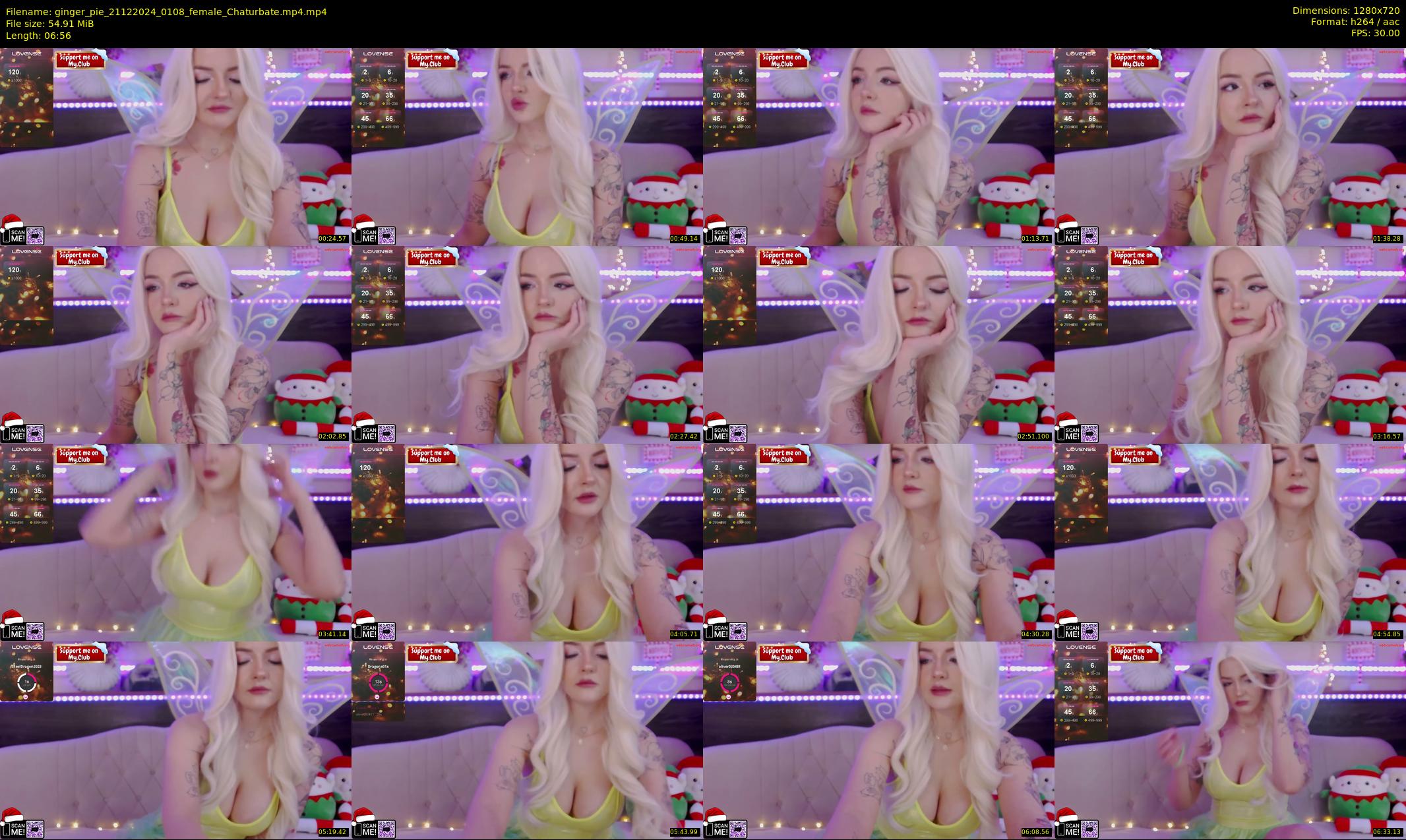 ginger_pie — 7 minute Chaturbate female cam show recording, 720p, Dec 21, 2024