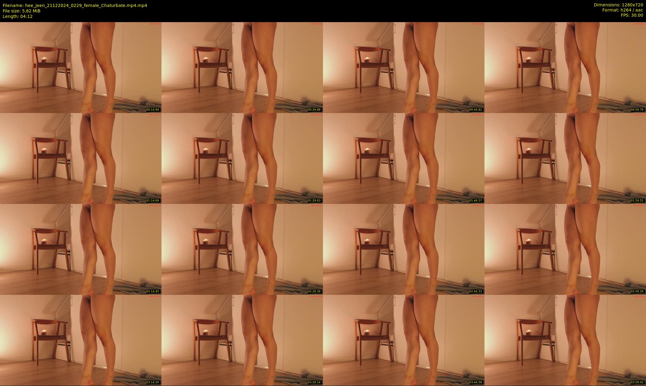hee_jeen — 5 minute Chaturbate female cam show recording, 720p, Dec 21, 2024