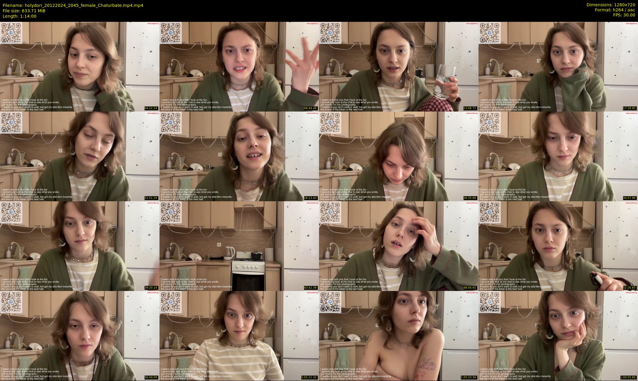 holydori — 74 minute Chaturbate female cam show recording, 720p, Dec 20, 2024