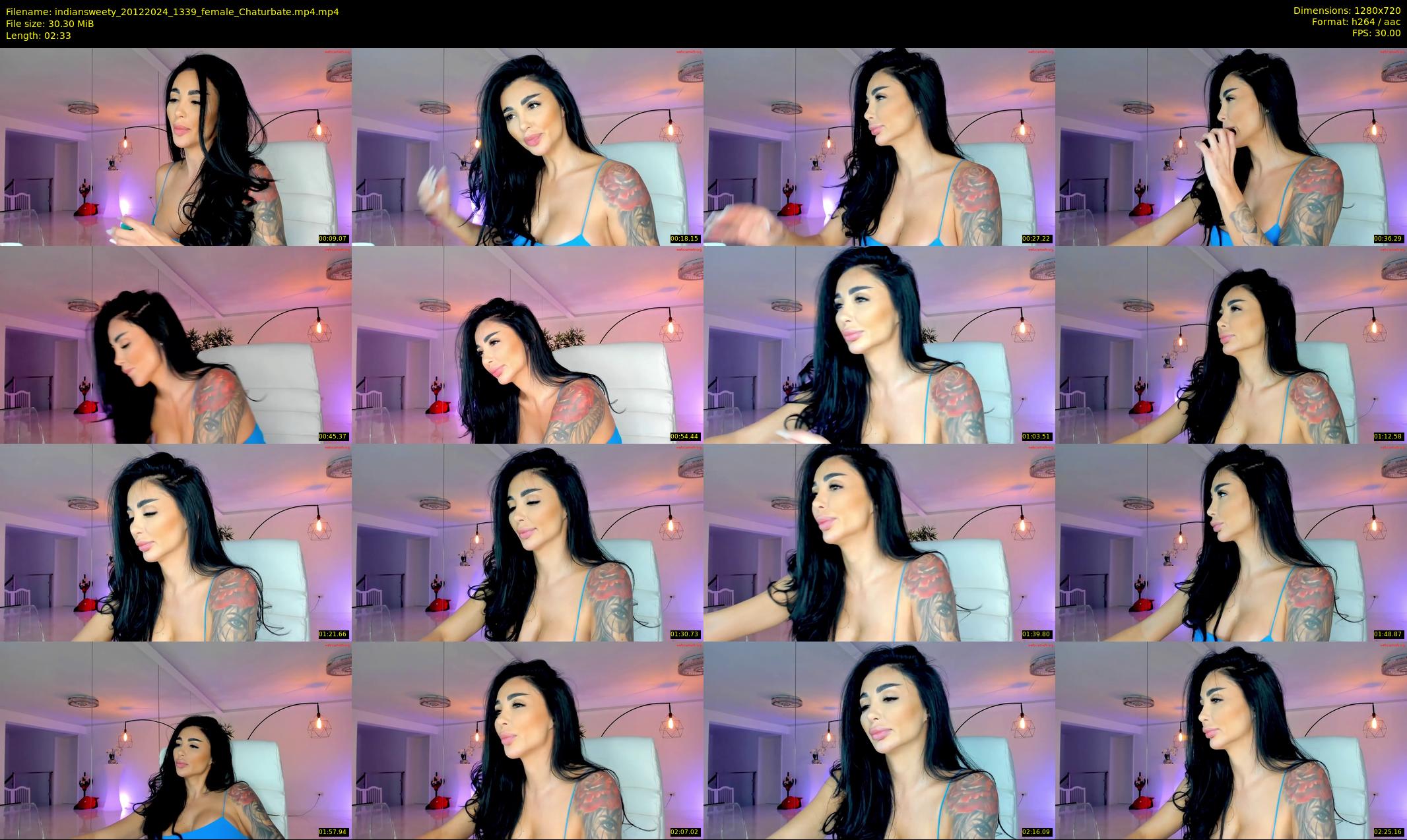 indiansweety — 3 minute Chaturbate female cam show recording, 720p, Dec 20, 2024