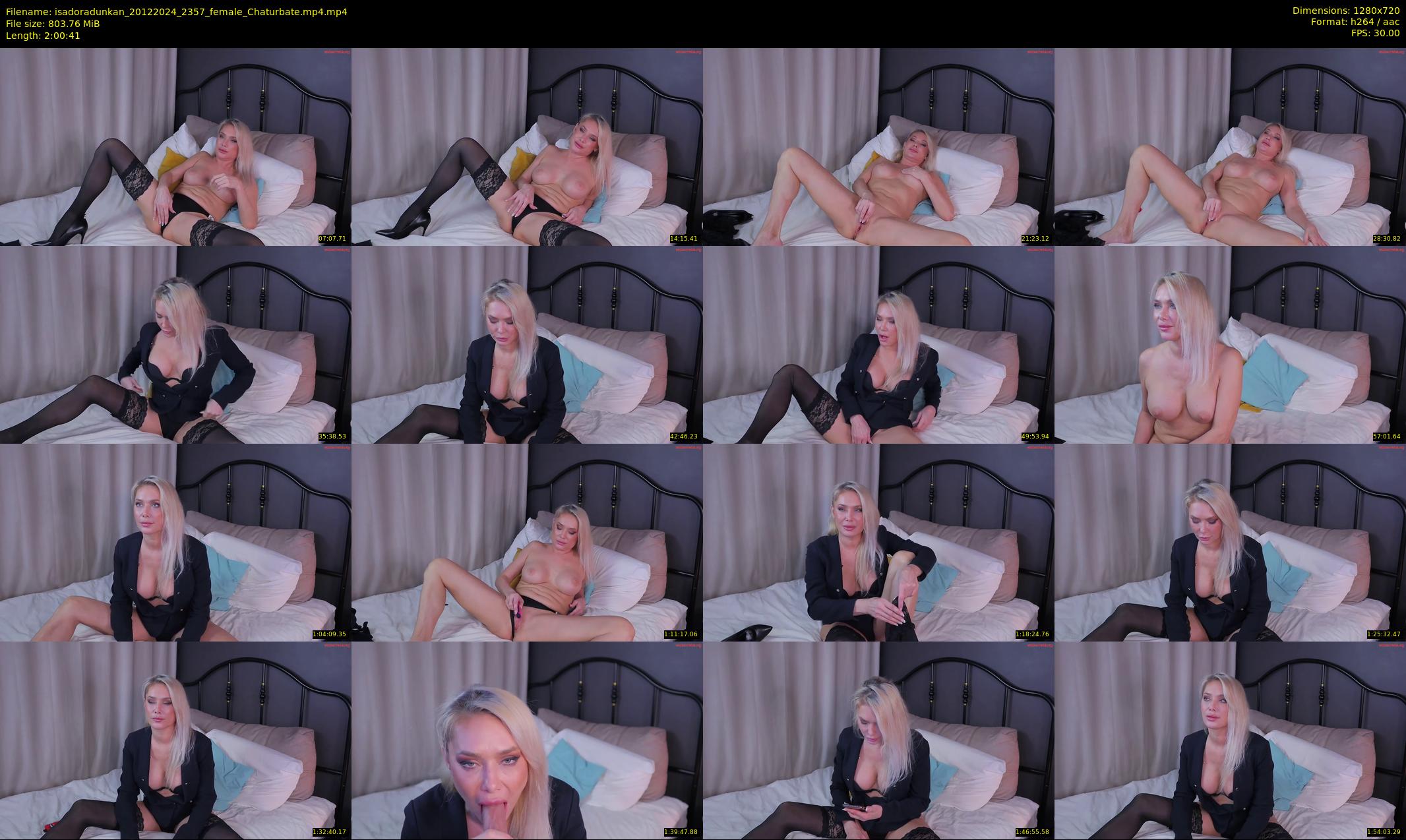 isadoradunkan — 121 minute Chaturbate female cam show recording, 720p, Dec 20, 2024