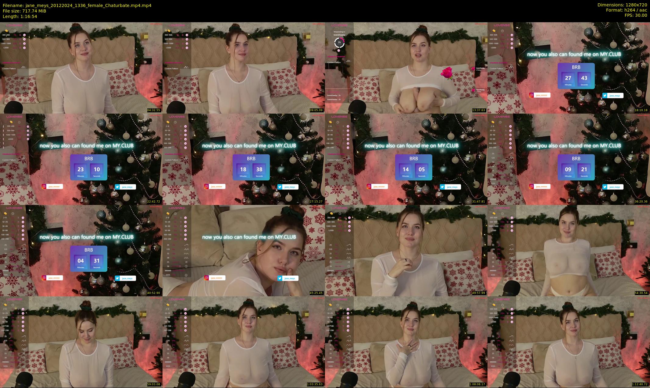 jane_meys — 77 minute Chaturbate female cam show recording, 720p, Dec 20, 2024