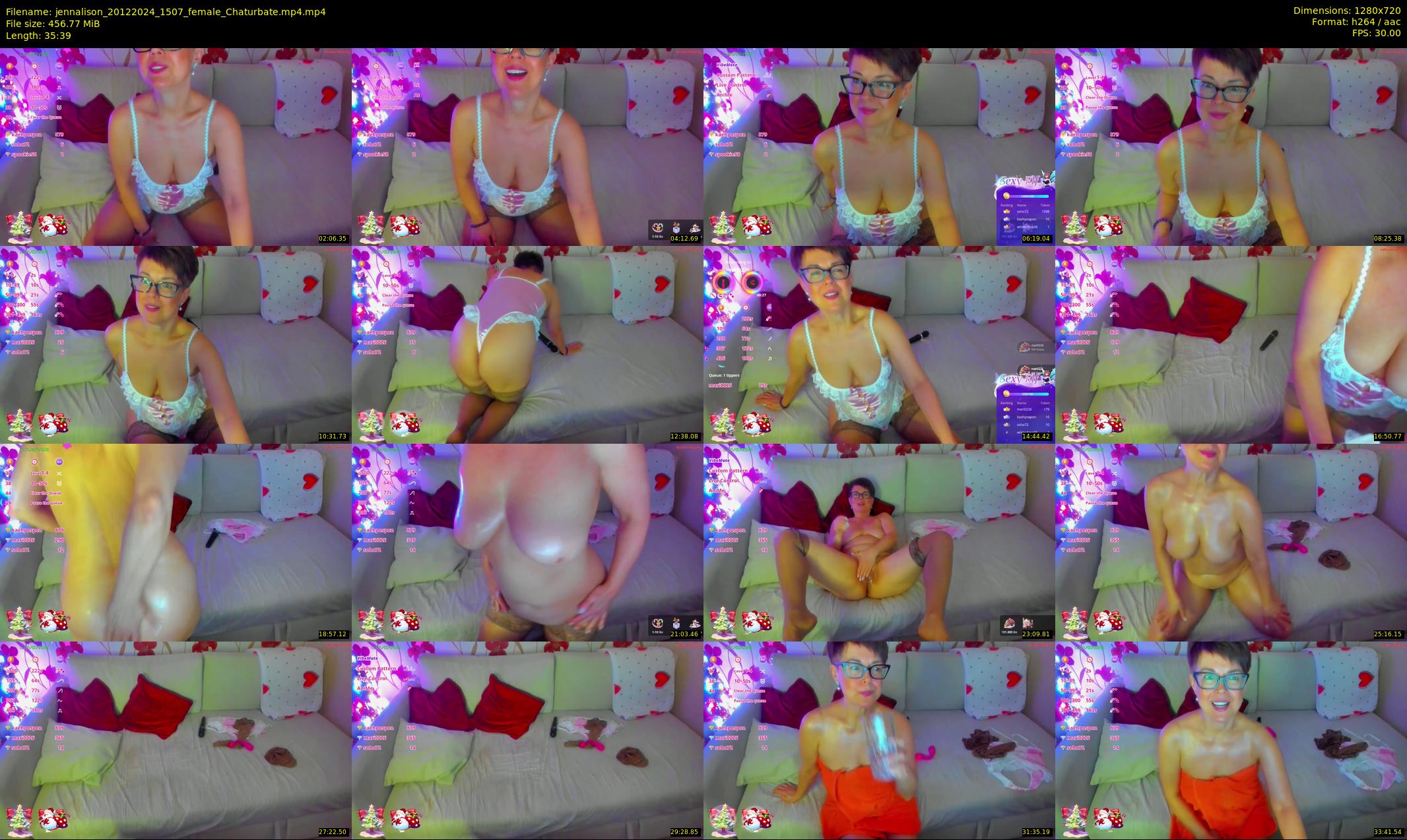 jennalison — 36 minute Chaturbate female cam show recording, 720p, Dec 20, 2024