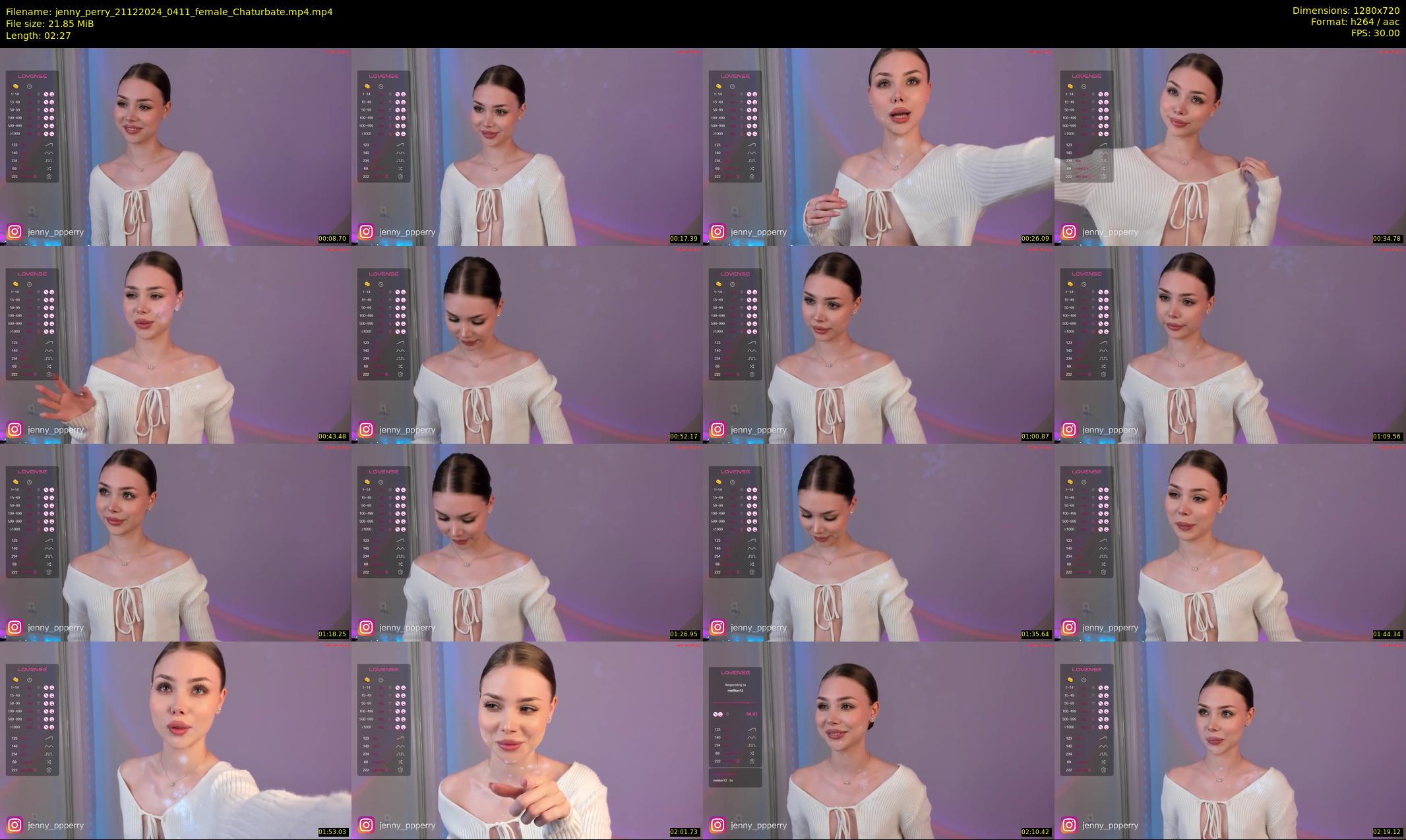 jenny_perry — 3 minute Chaturbate female cam show recording, 720p, Dec 21, 2024
