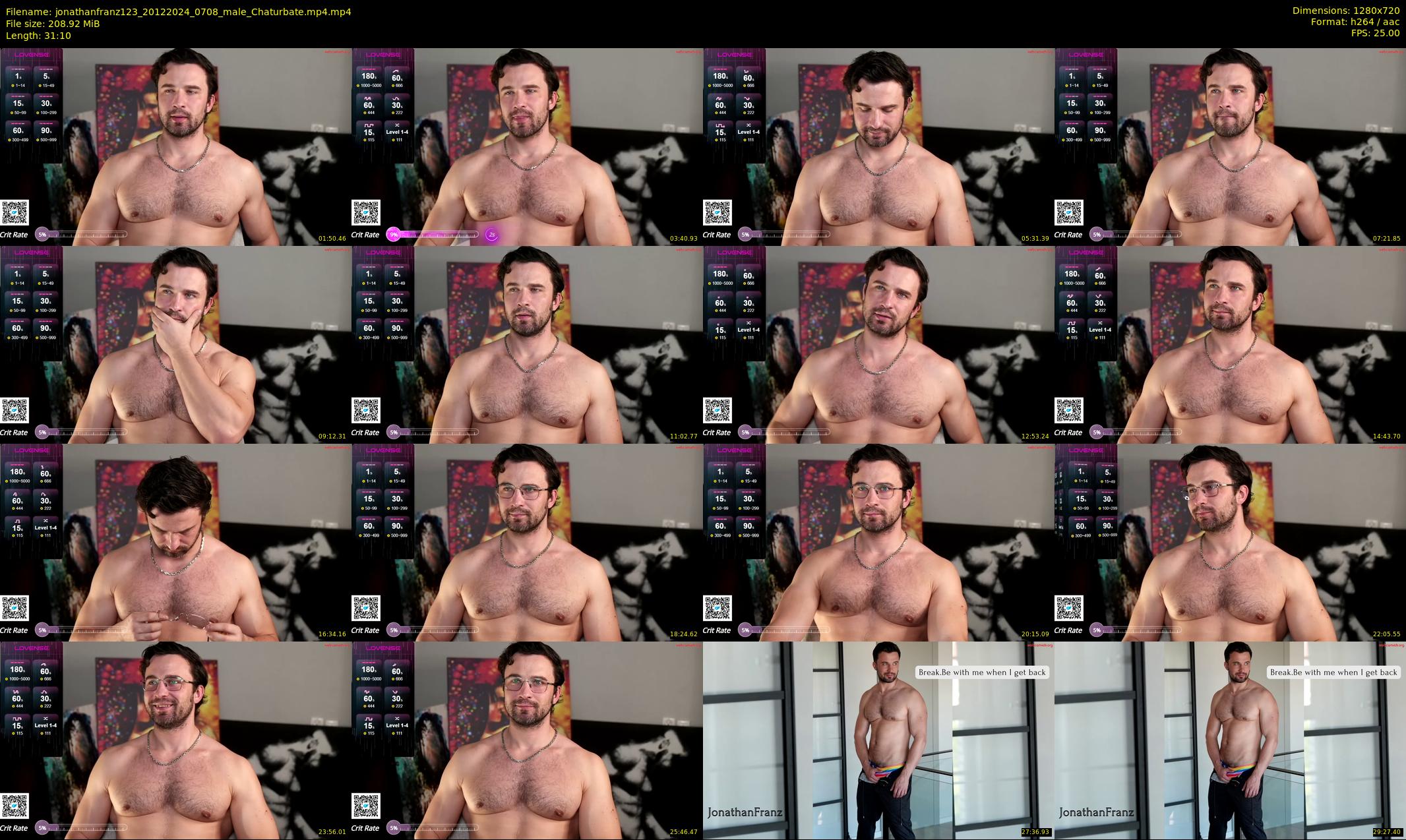 jonathanfranz123 — 32 minute Chaturbate male cam show recording, 720p, Dec 20, 2024