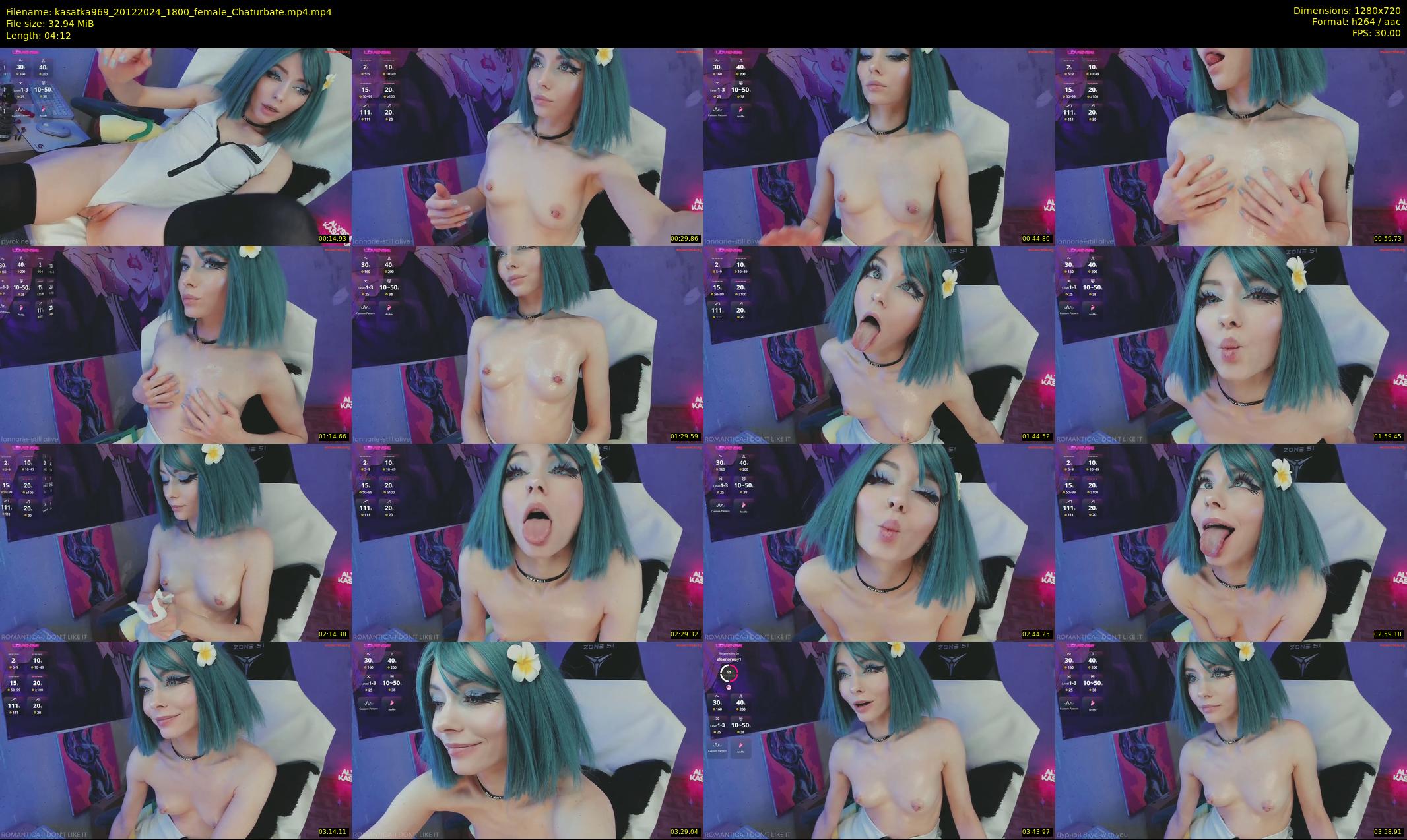 kasatka969 — 5 minute Chaturbate female cam show recording, 720p, Dec 20, 2024