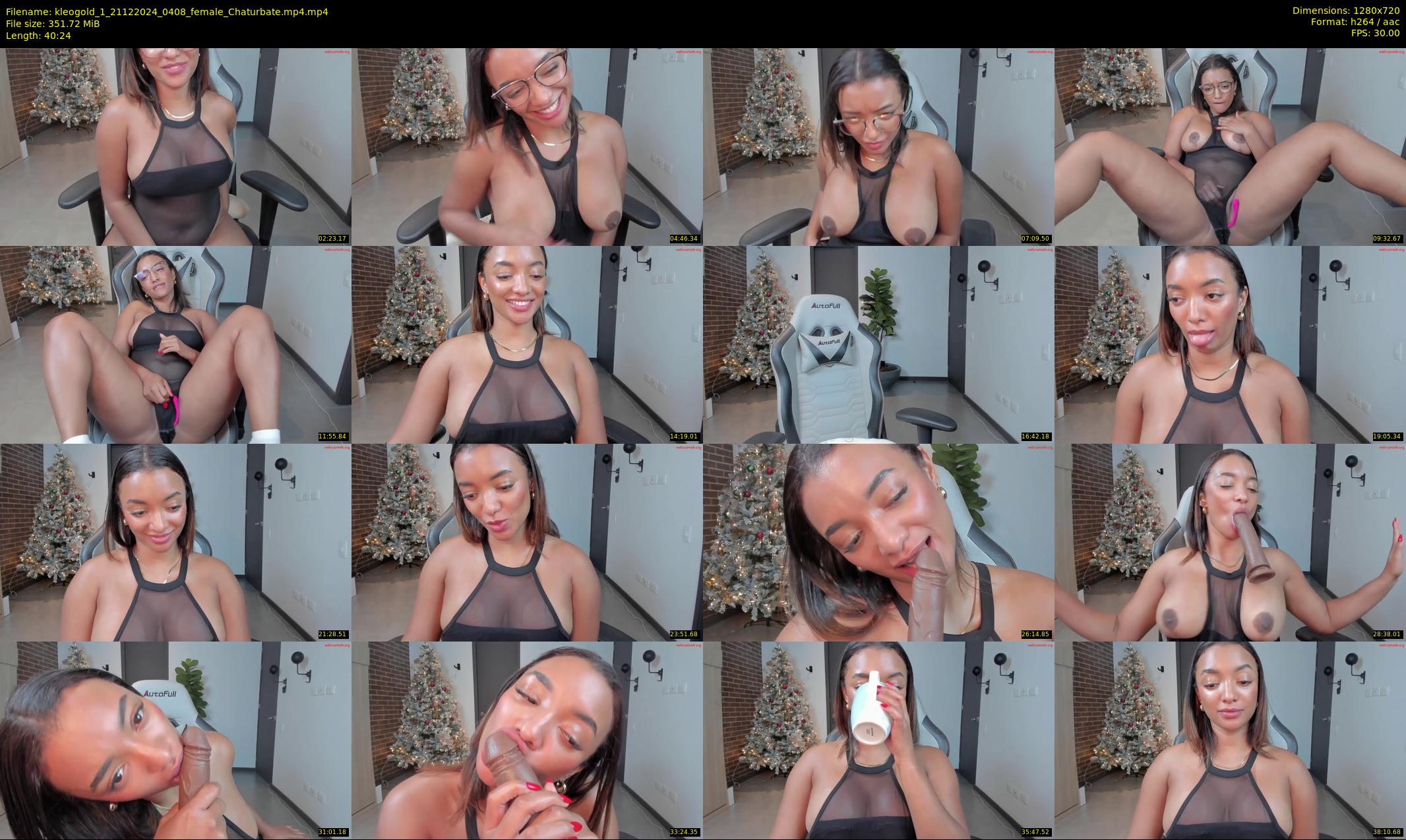 kleogold_1 — 41 minute Chaturbate female cam show recording, 720p, Dec 21, 2024