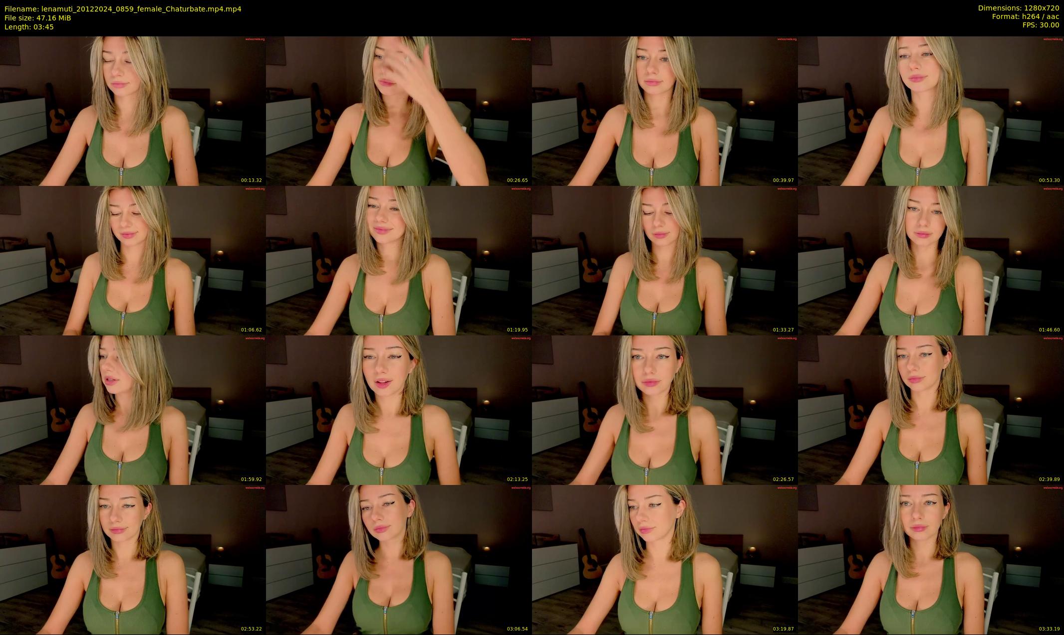lenamuti — 4 minute Chaturbate female cam show recording, 720p, Dec 20, 2024