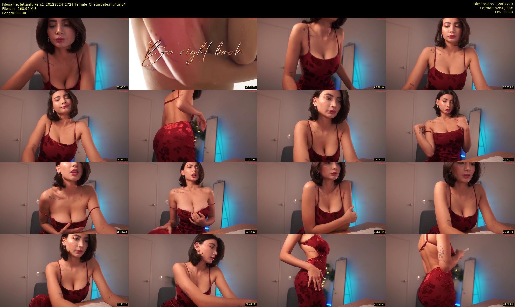 letiziafulkers1 — 30 minute Chaturbate female cam show recording, 720p, Dec 20, 2024