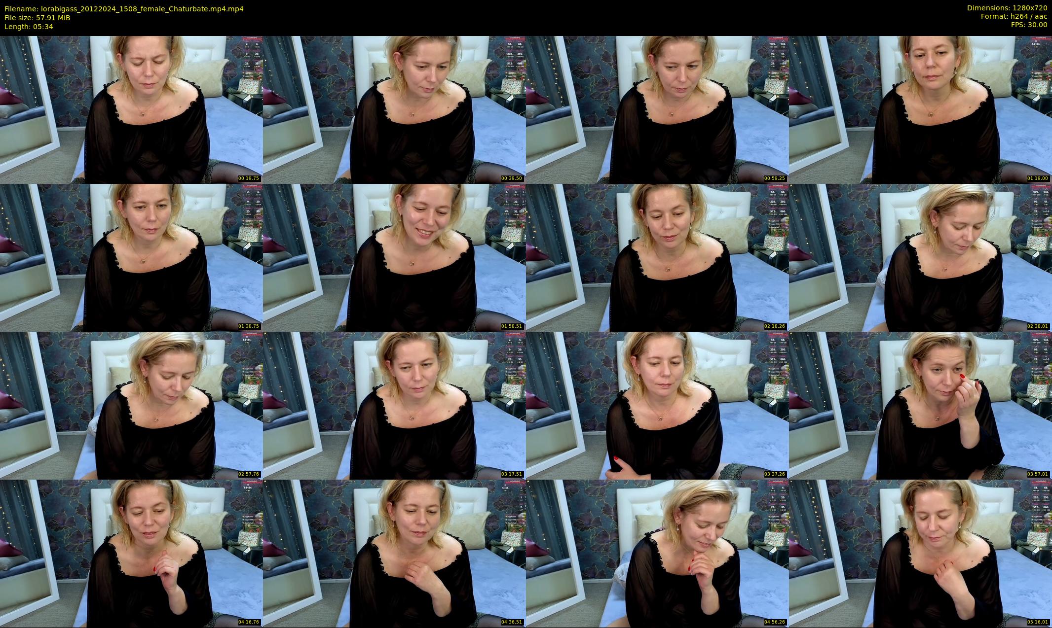 lorabigass — 6 minute Chaturbate female cam show recording, 720p, Dec 20, 2024