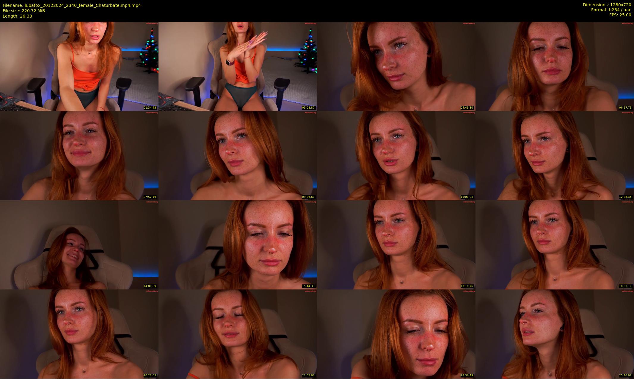 lubafox — 27 minute Chaturbate female cam show recording, 720p, Dec 20, 2024