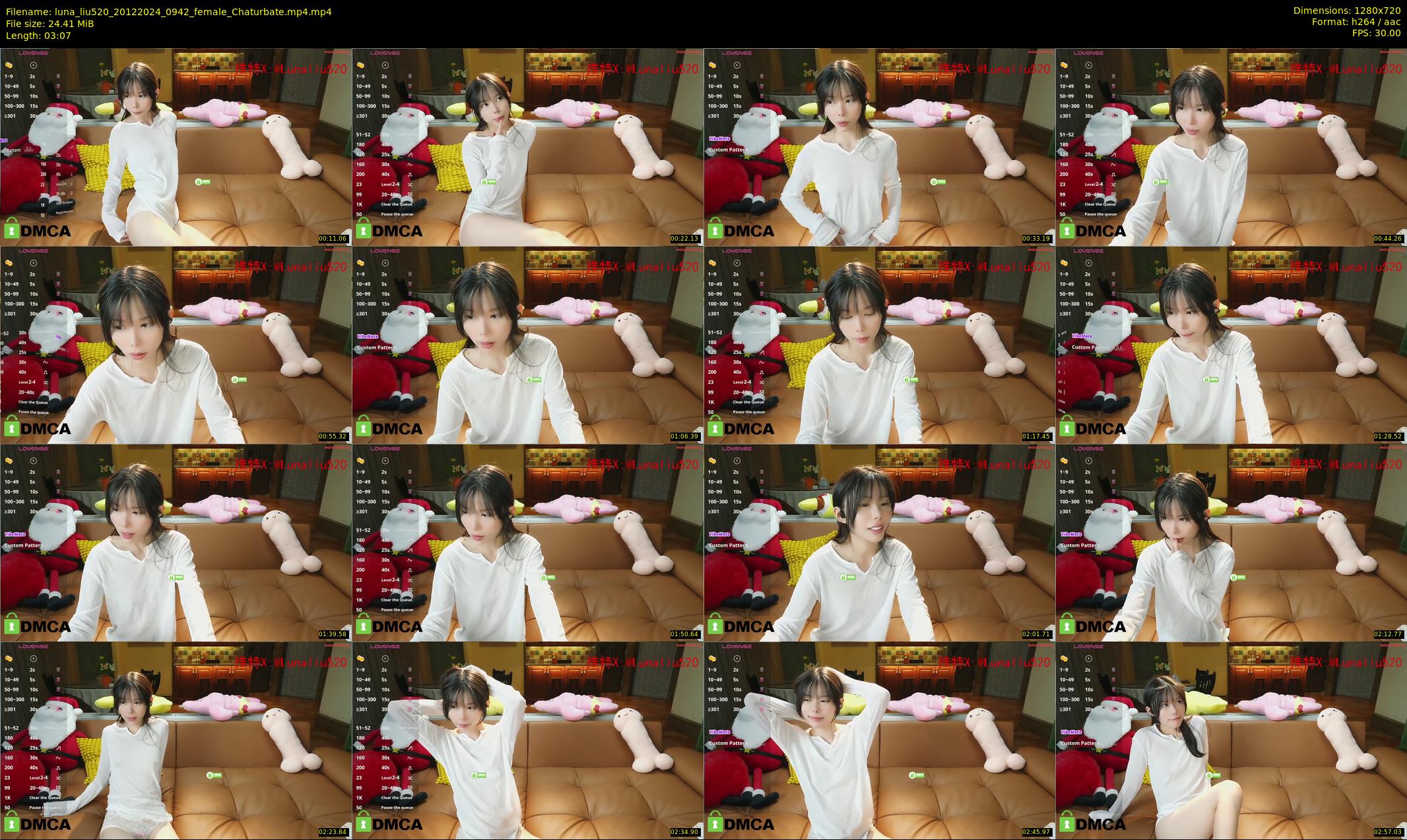 luna_liu520 — 4 minute Chaturbate female cam show recording, 720p, Dec 20, 2024