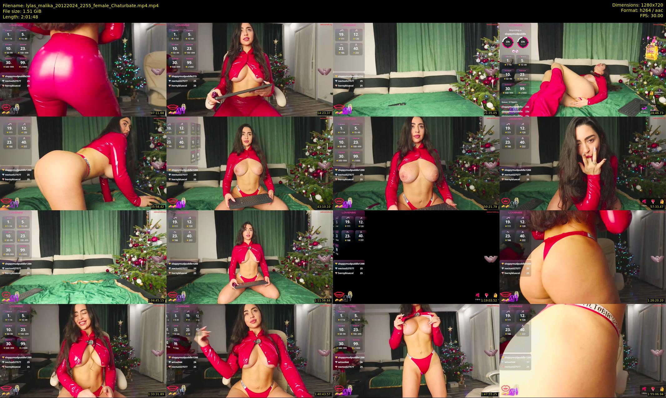 lylas_malika — 122 minute Chaturbate female cam show recording, 720p, Dec 20, 2024