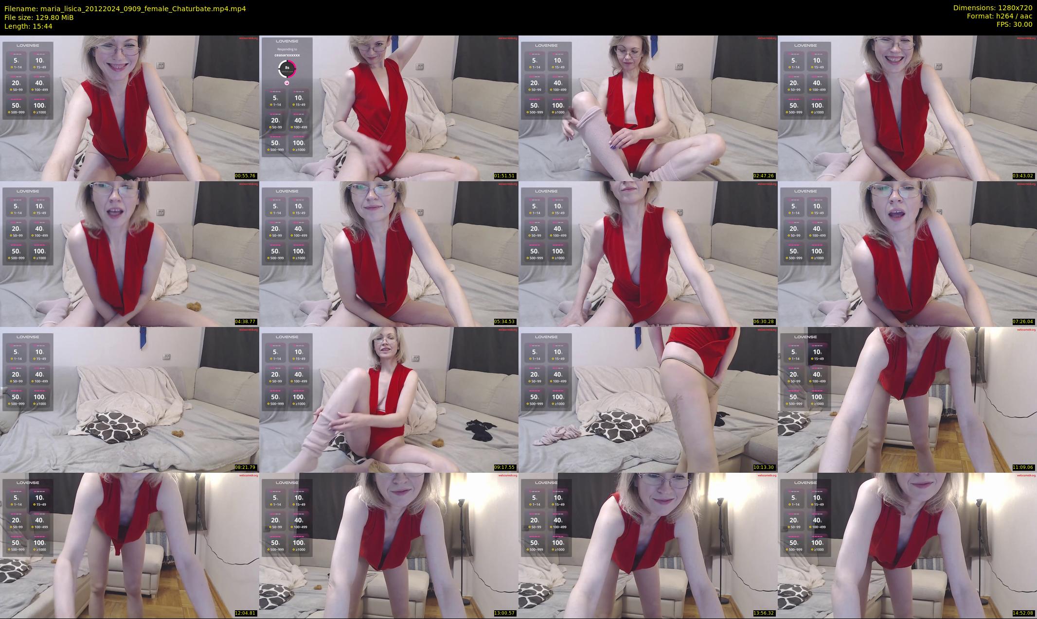maria_lisica — 16 minute Chaturbate female cam show recording, 720p, Dec 20, 2024