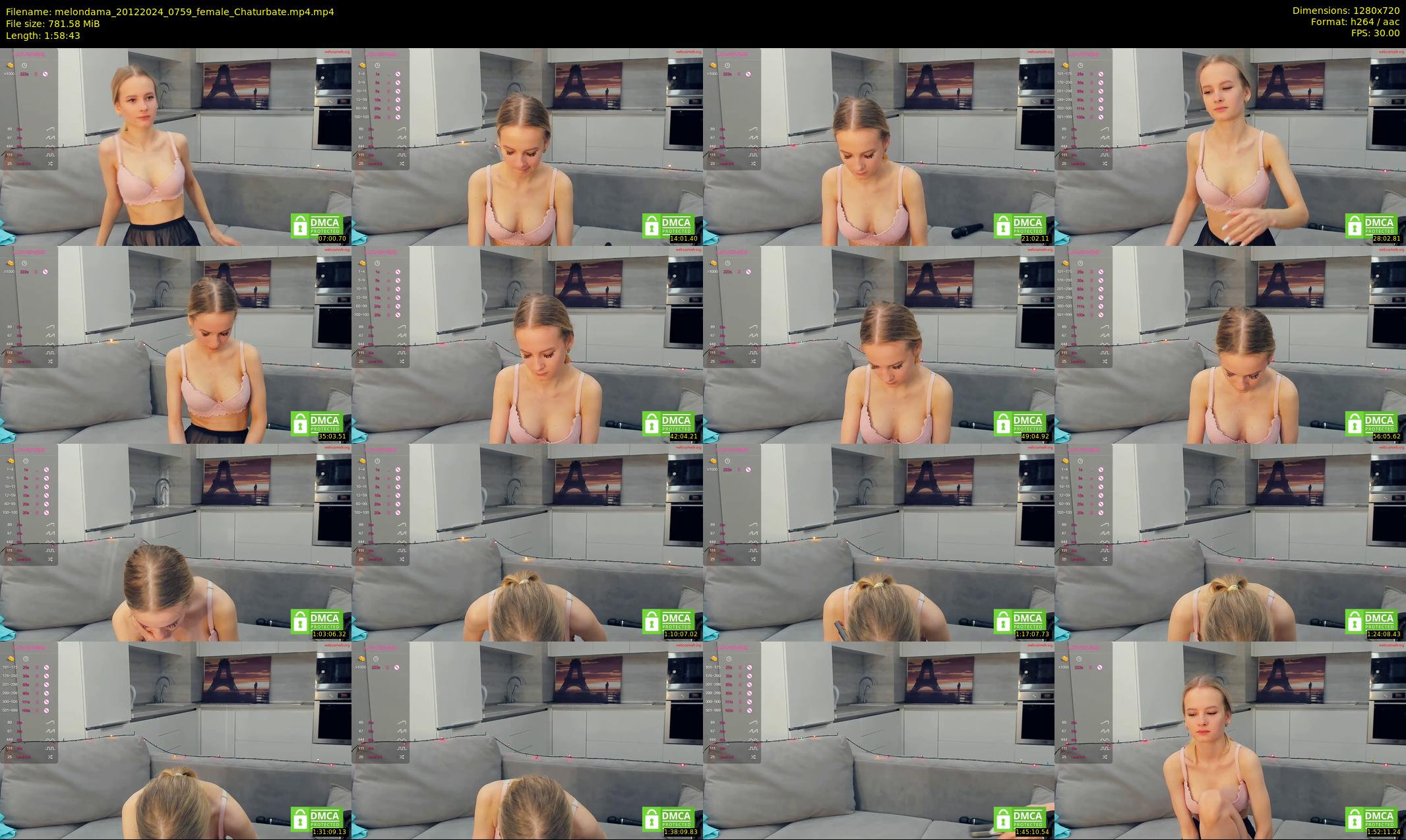 melondama — 119 minute Chaturbate female cam show recording, 720p, Dec 20, 2024