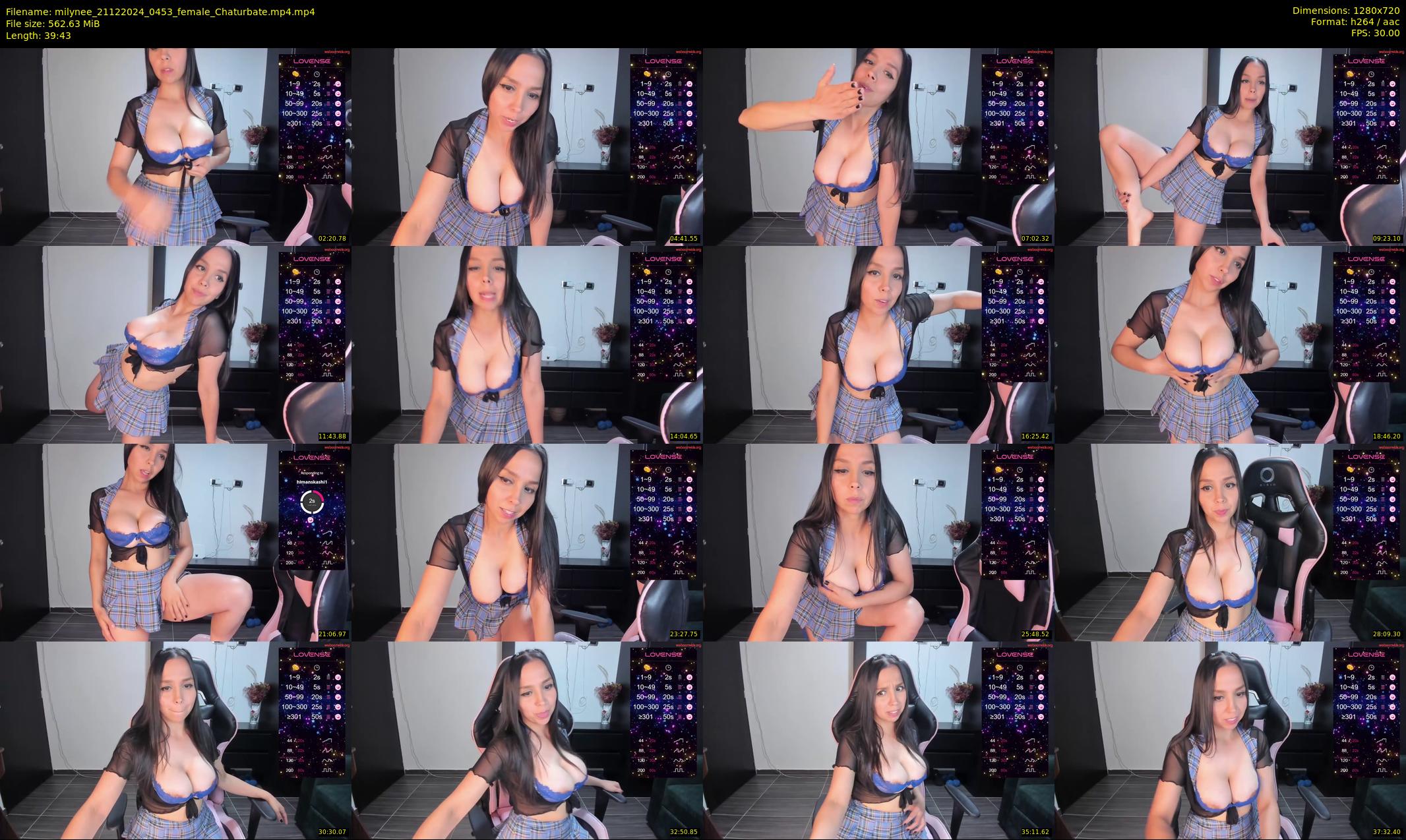 milynee — 40 minute Chaturbate female cam show recording, 720p, Dec 21, 2024