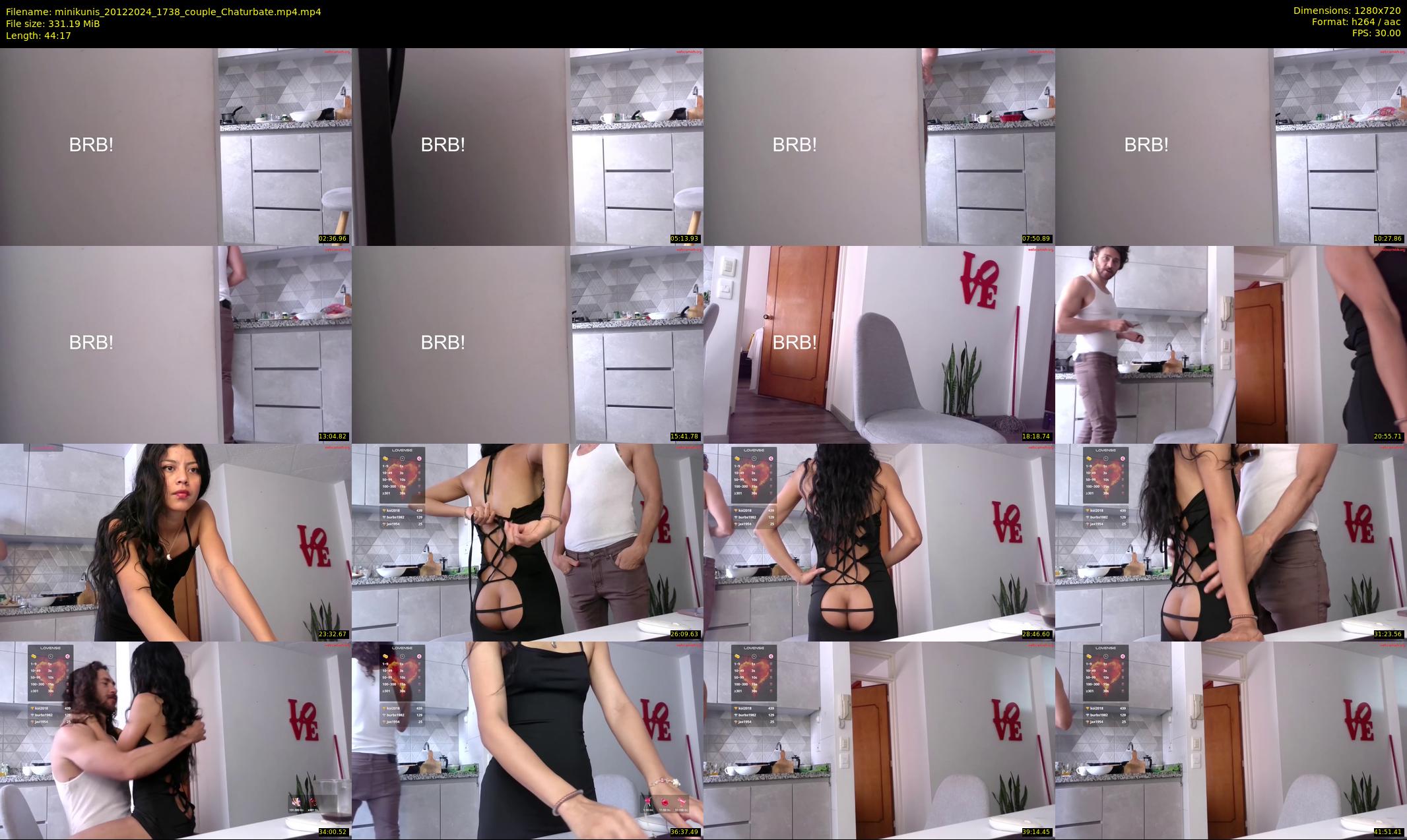 minikunis — 45 minute Chaturbate couple cam show recording, 720p, Dec 20, 2024