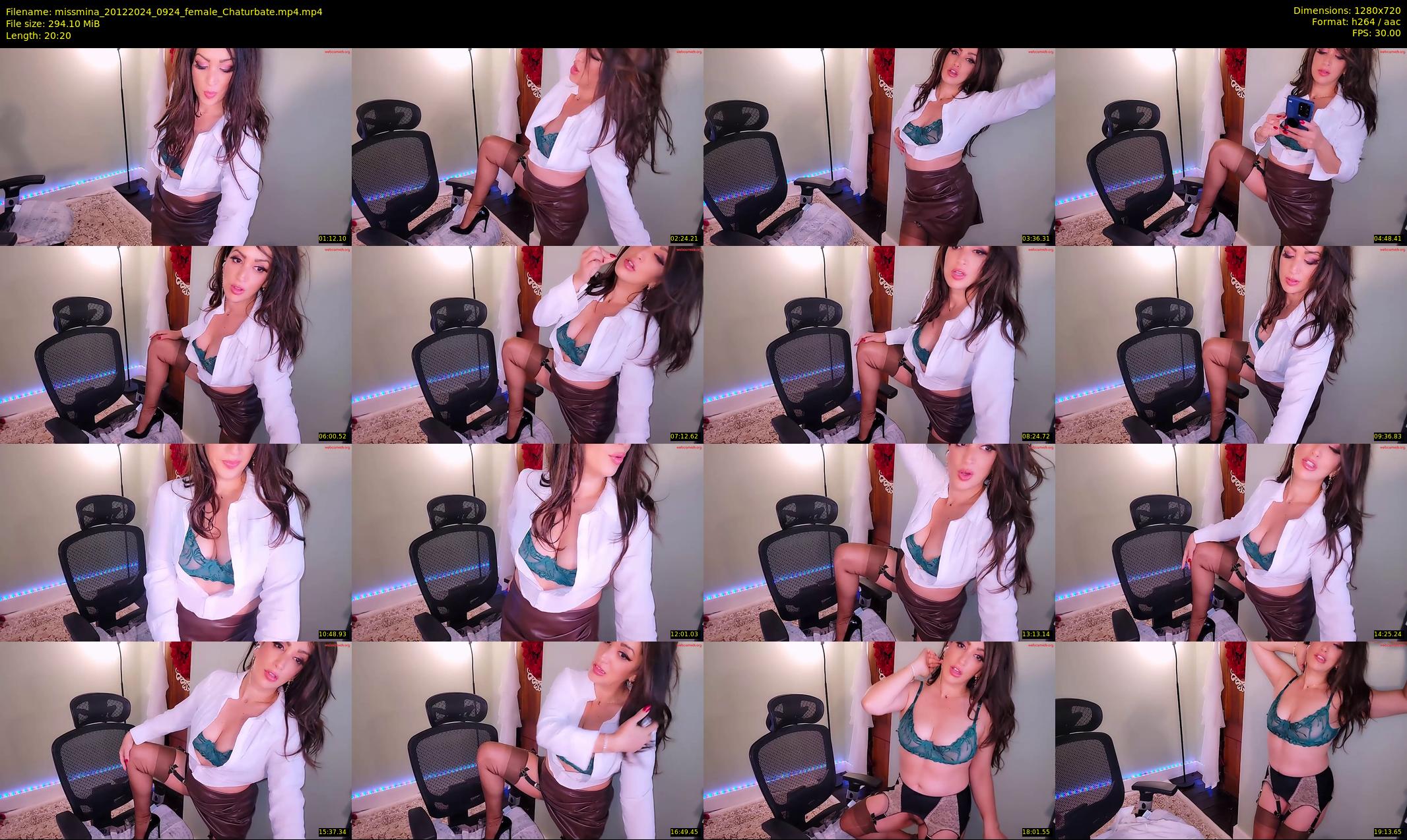 missmina — 21 minute Chaturbate female cam show recording, 720p, Dec 20, 2024
