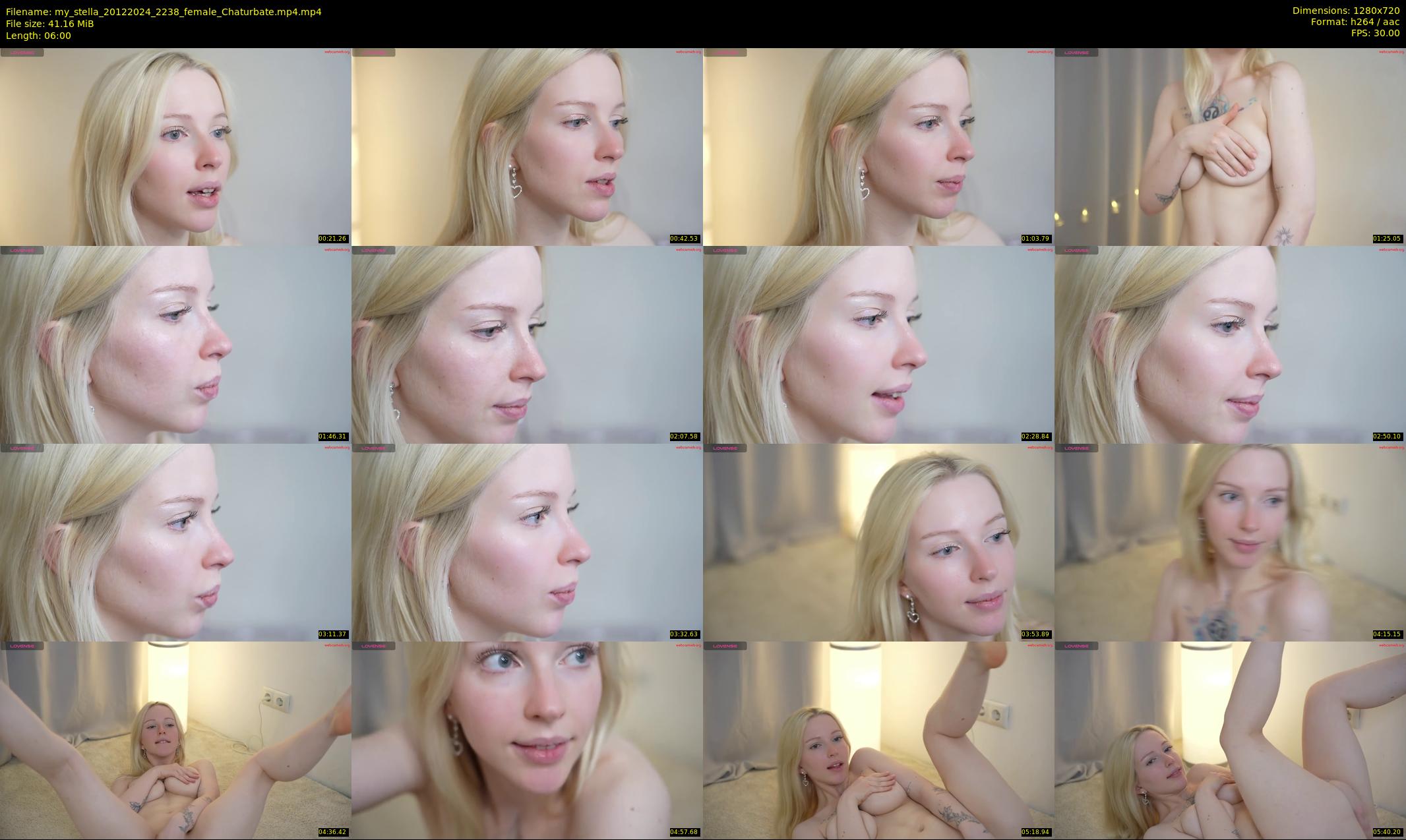 my_stella — 6 minute Chaturbate female cam show recording, 720p, Dec 20, 2024