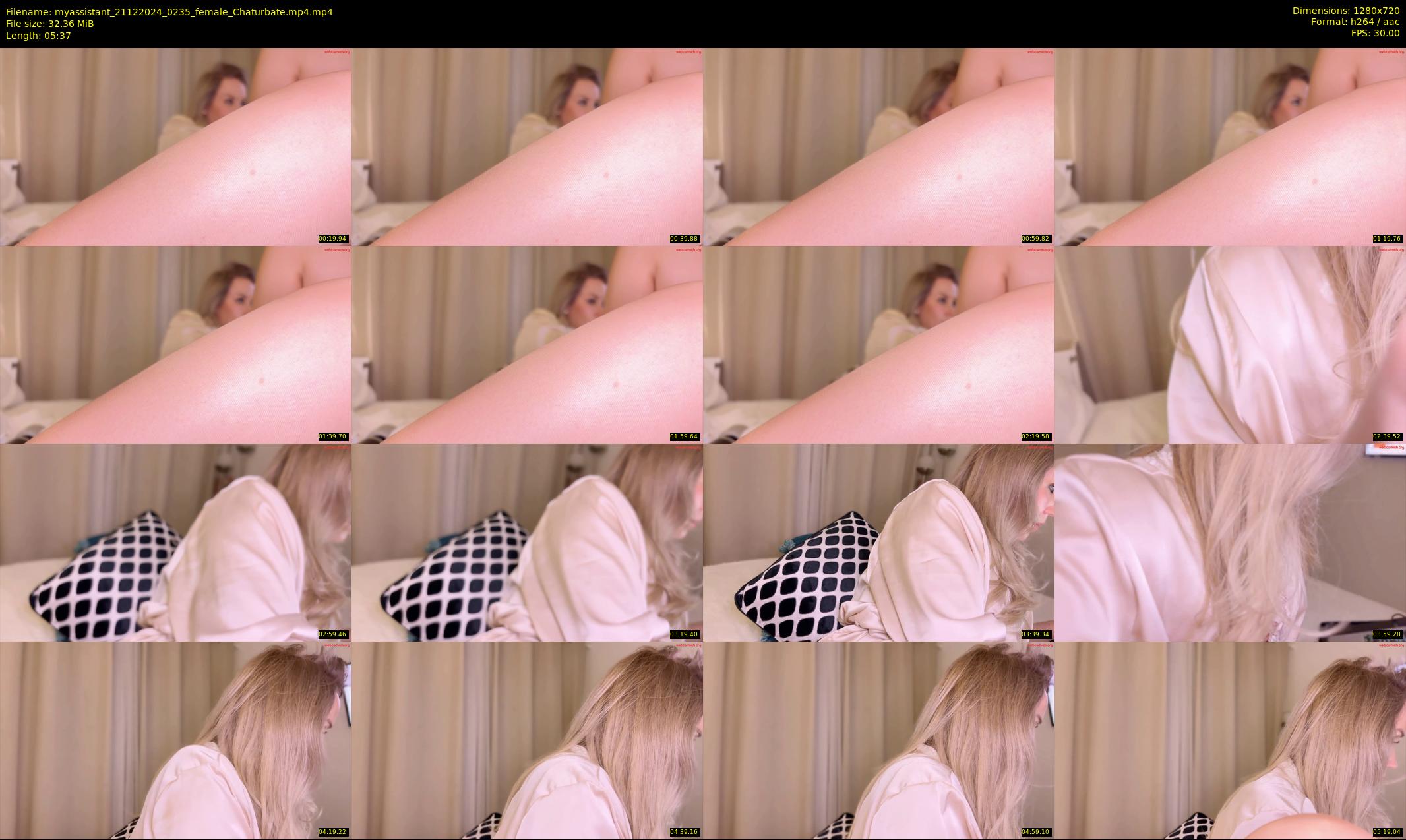 myassistant — 6 minute Chaturbate female cam show recording, 720p, Dec 21, 2024