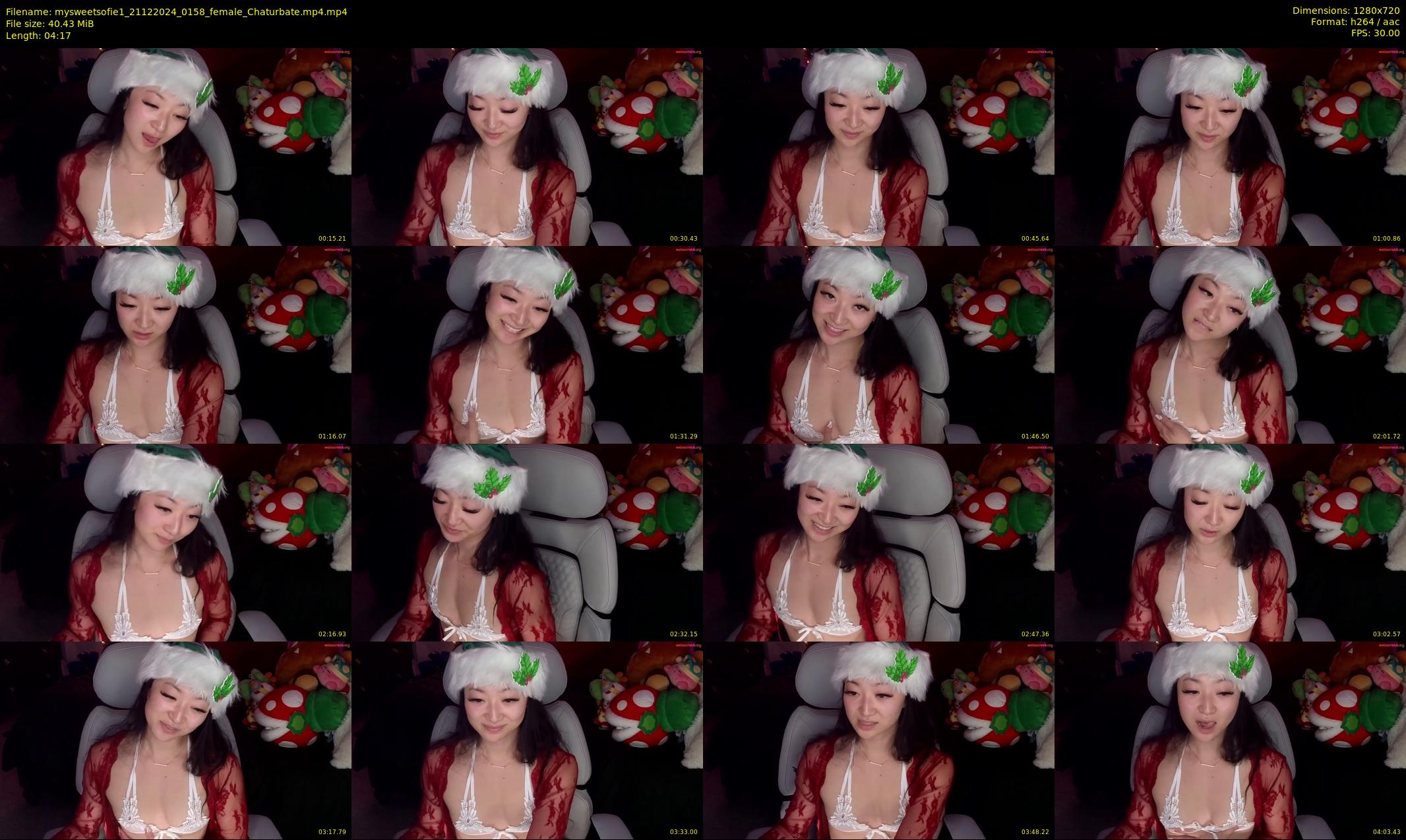 mysweetsofie1 — 5 minute Chaturbate female cam show recording, 720p, Dec 21, 2024