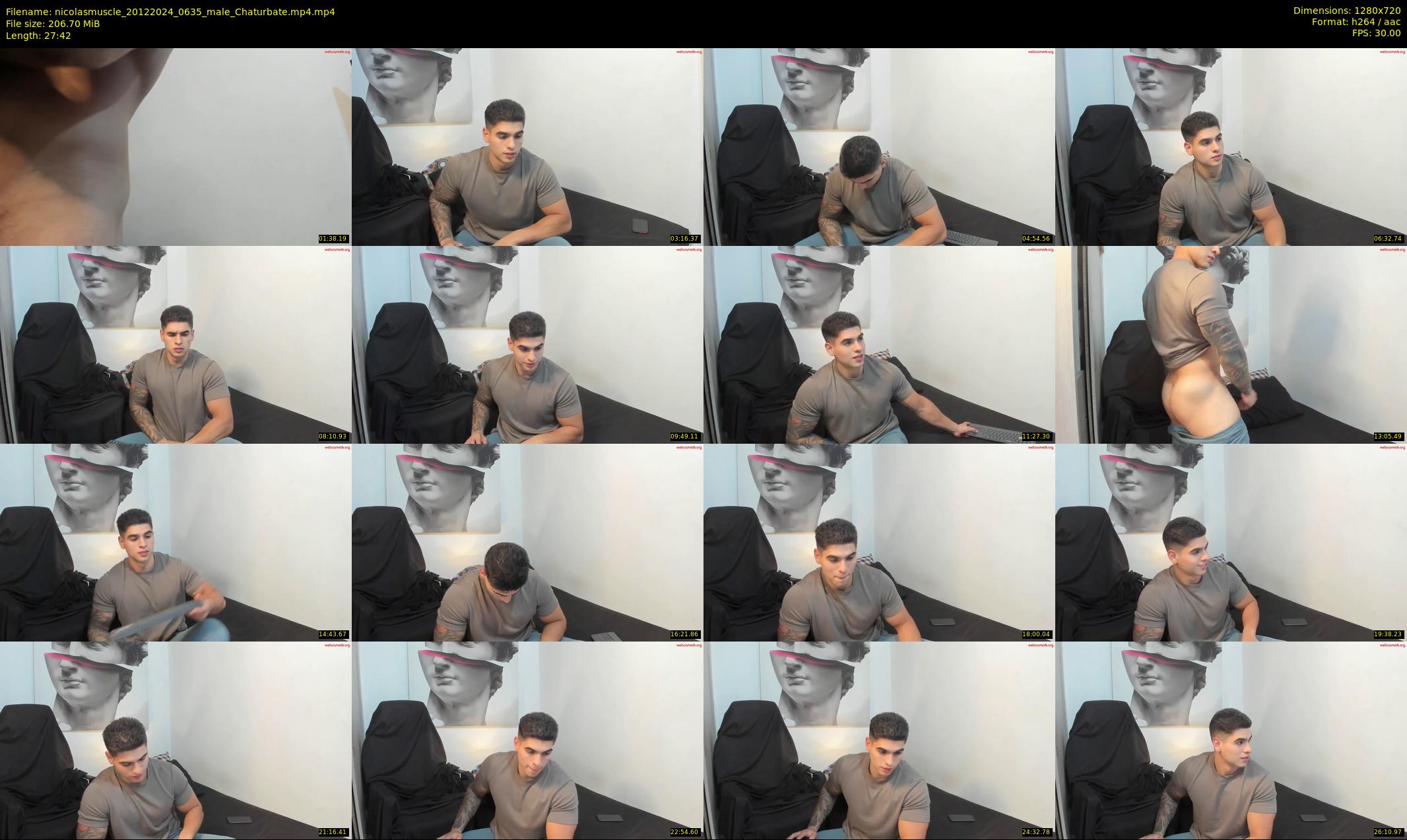 nicolasmuscle — 28 minute Chaturbate male cam show recording, 720p, Dec 20, 2024