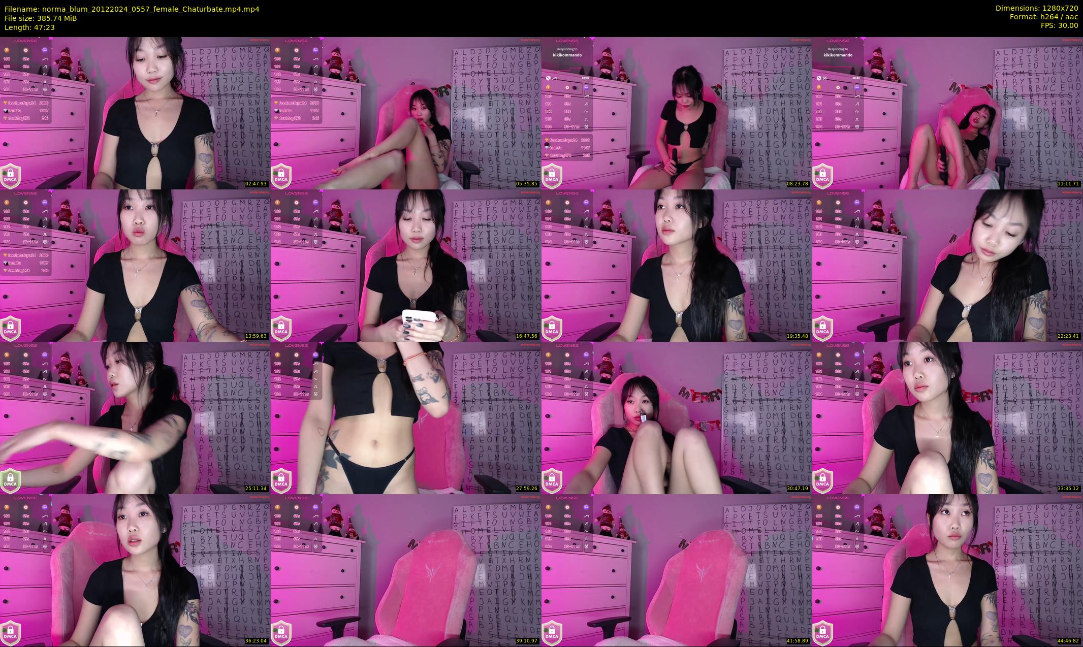 norma_blum — 48 minute Chaturbate female cam show recording, 720p, Dec 20, 2024