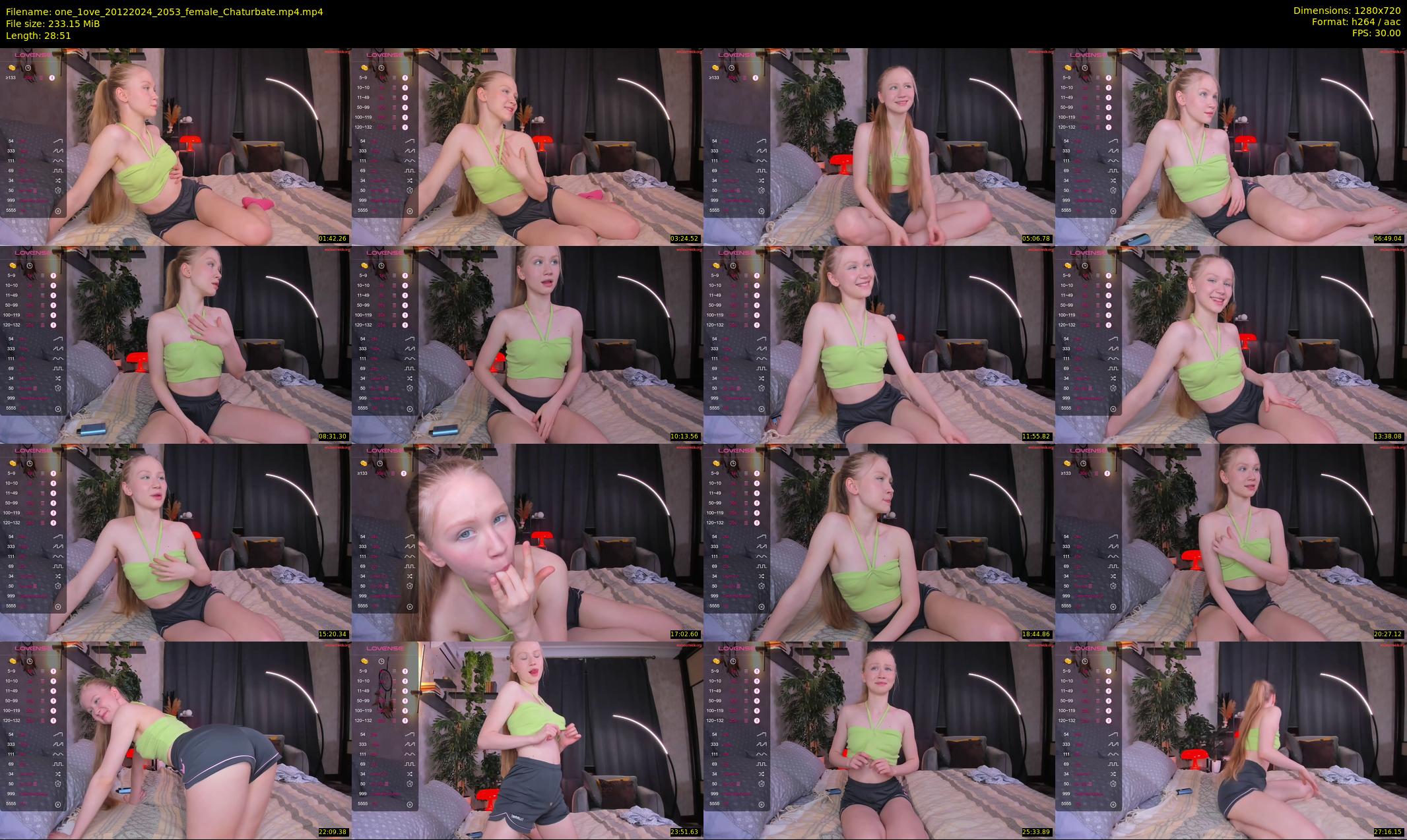 one_1ove — 29 minute Chaturbate female cam show recording, 720p, Dec 20, 2024