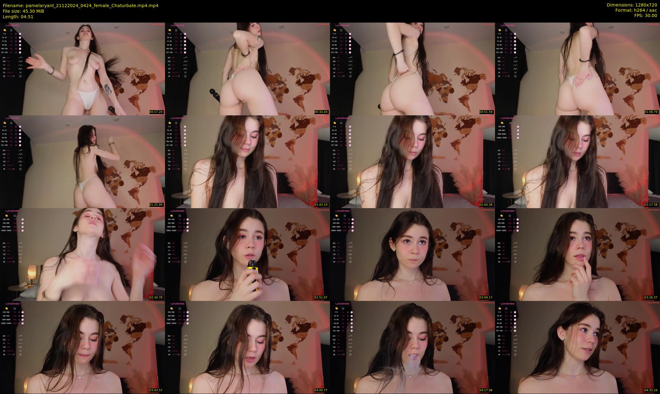 pamelaryant — 5 minute Chaturbate female cam show recording, 720p, Dec 21, 2024