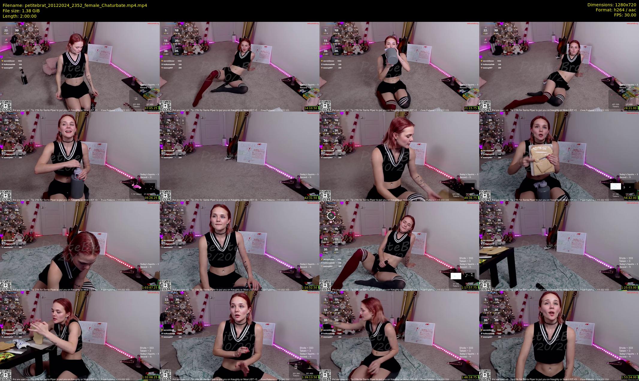 petitebrat — 120 minute Chaturbate female cam show recording, 720p, Dec 20, 2024