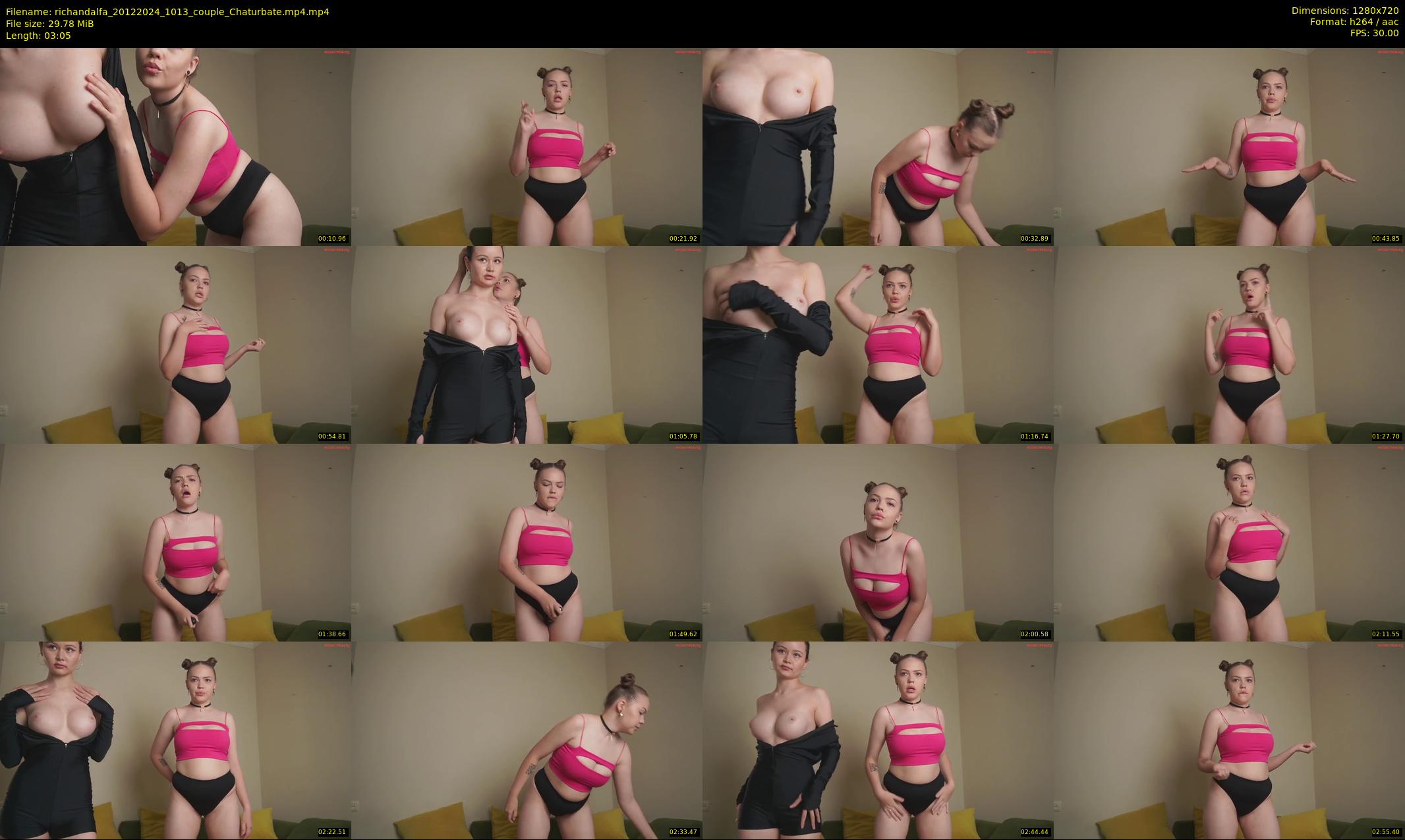 richandalfa — 4 minute Chaturbate couple cam show recording, 720p, Dec 20, 2024