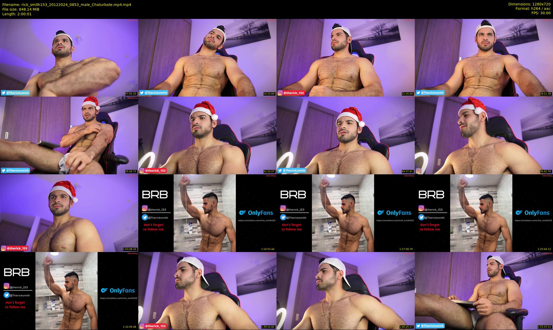 rick_smith153 — 121 minute Chaturbate male cam show recording, 720p, Dec 20, 2024