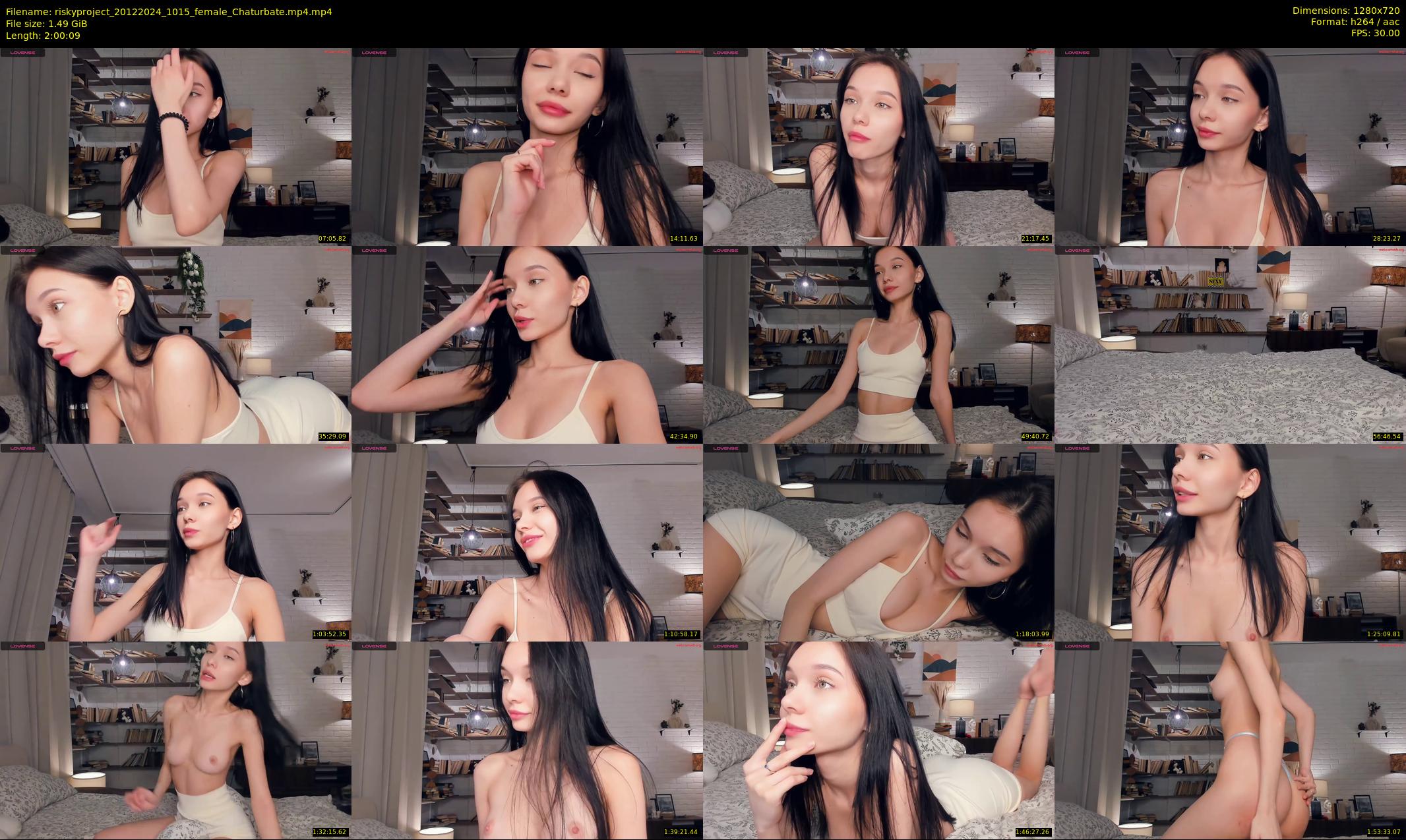 riskyproject — 121 minute Chaturbate couple cam show recording, 720p, Dec 20, 2024