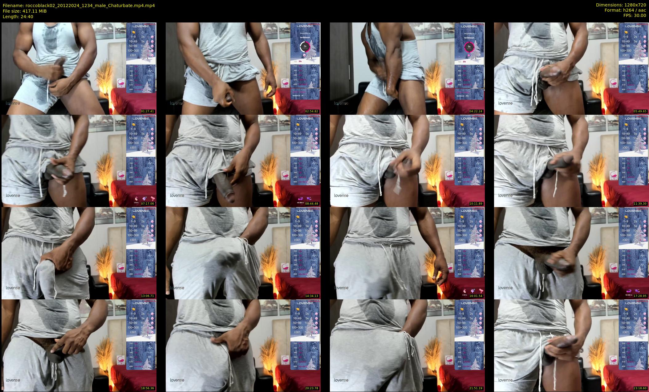 roccoblack02 — 25 minute Chaturbate male cam show recording, 720p, Dec 20, 2024
