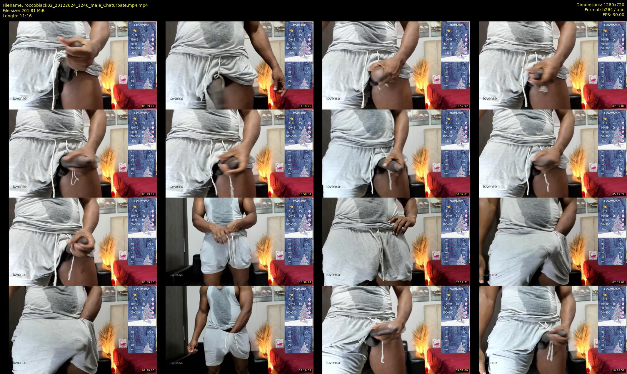 roccoblack02 — 12 minute Chaturbate male cam show recording, 720p, Dec 20, 2024