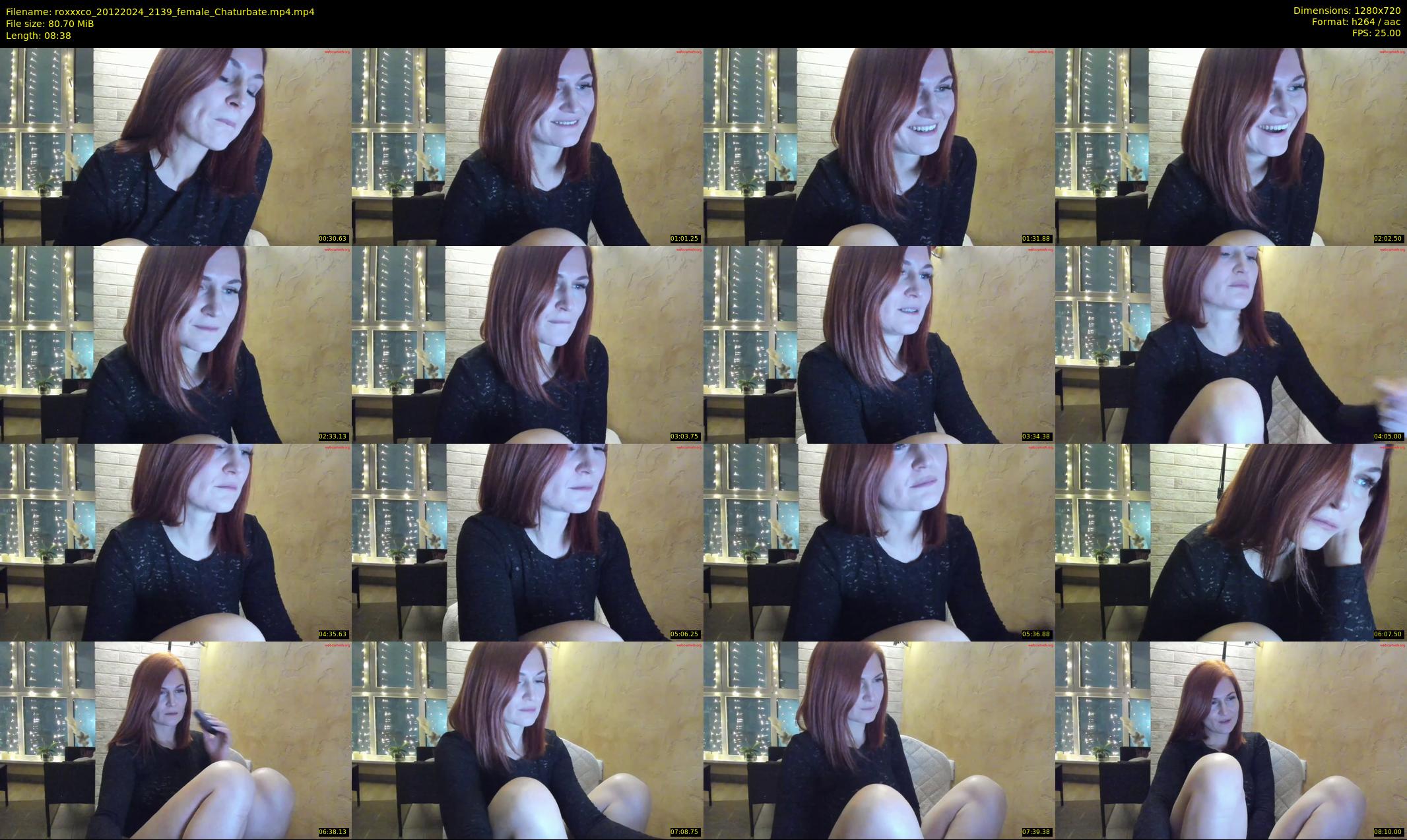 roxxxco — 9 minute Chaturbate female cam show recording, 720p, Dec 20, 2024