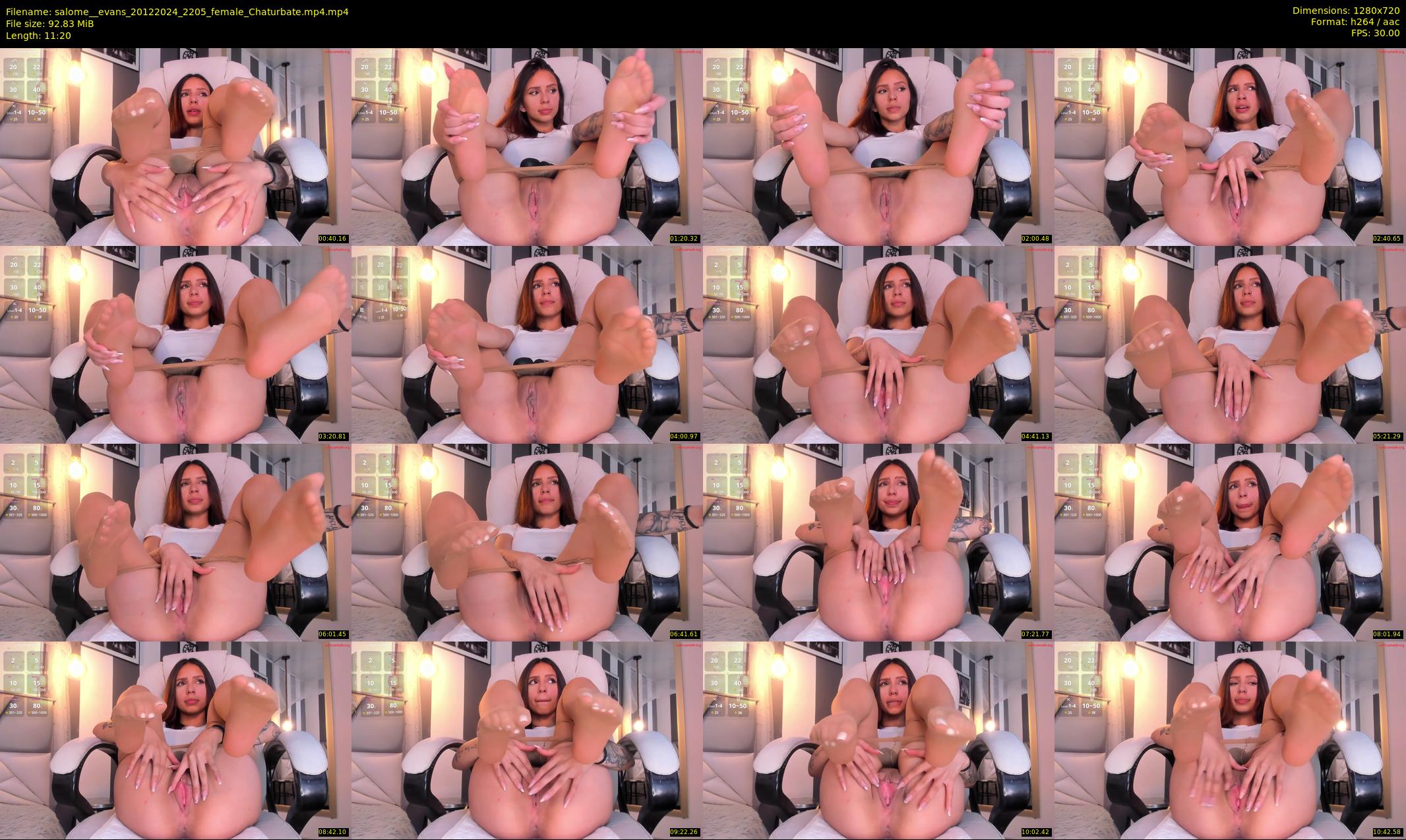 salome__evans — 12 minute Chaturbate female cam show recording, 720p, Dec 20, 2024