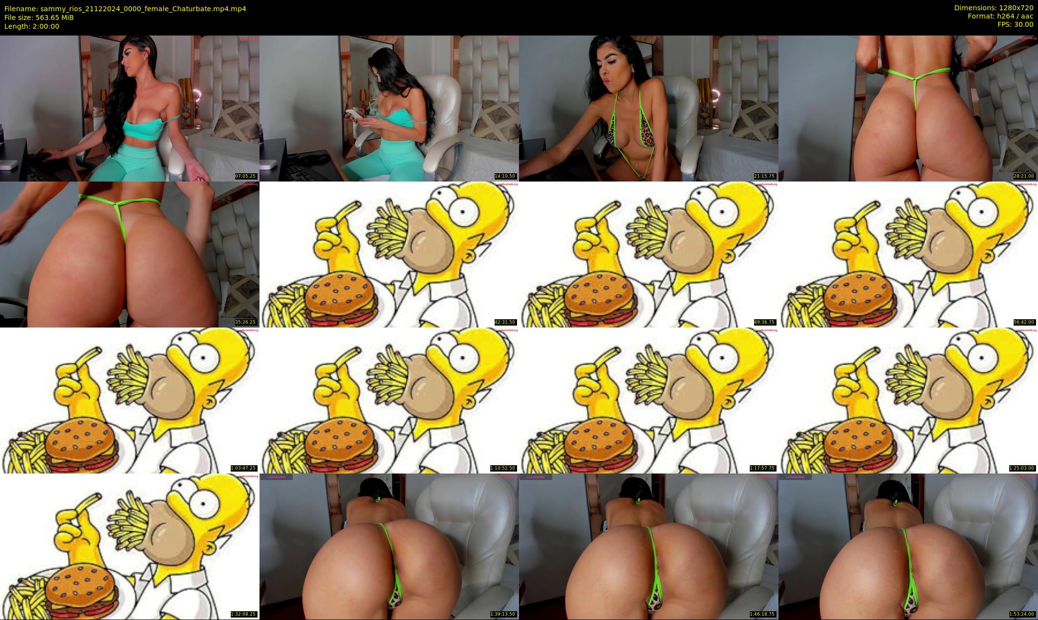 sammy_rios — 120 minute Chaturbate female cam show recording, 720p, Dec 21, 2024