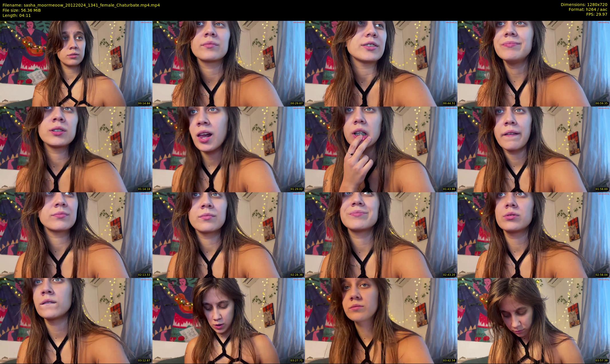 sasha_moormeoow — 5 minute Chaturbate female cam show recording, 720p, Dec 20, 2024